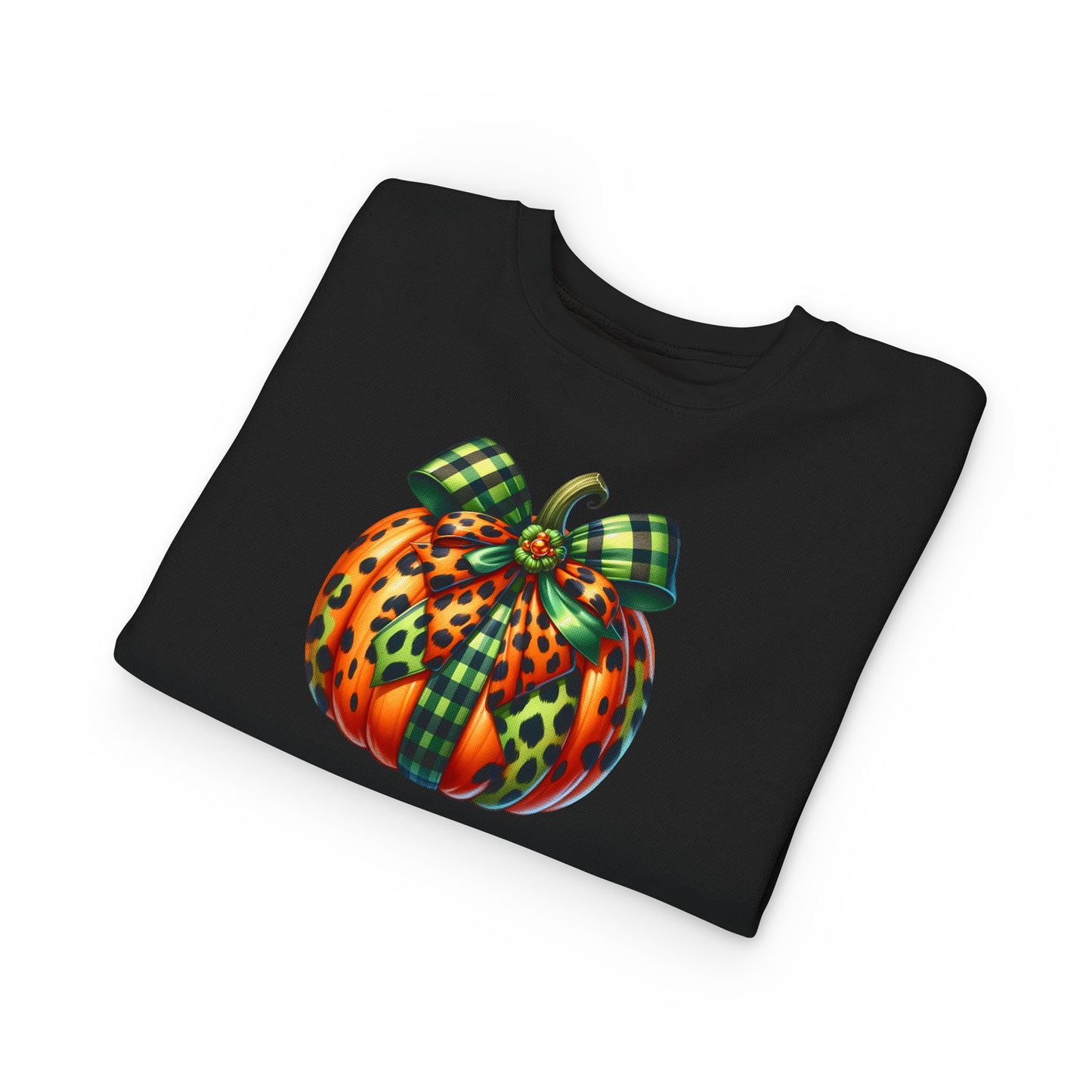 Cozy Toddler Sweatshirt with Pumpkin Design - Perfect for Fall, Halloween, Cute Kids Apparel, Seasonal Fashion, Pumpkin Lovers Gift