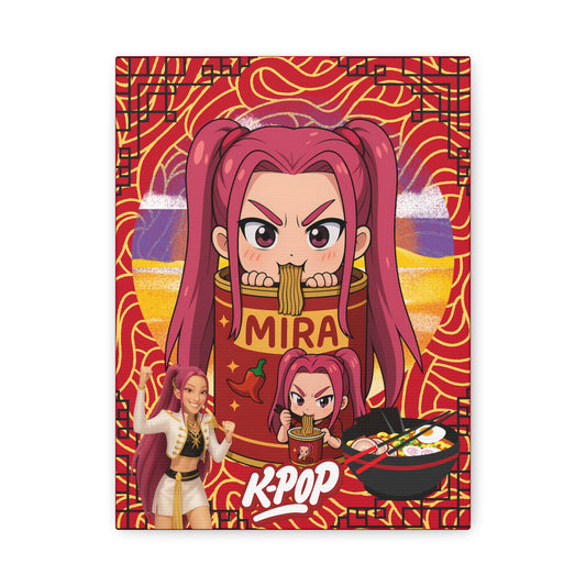 K-Pop Art Canvas Print, Perfect for Fans, Anime Wall Decor, Gift for Music Lovers, Vibrant Home Decoration, Cool Room Aesthetic