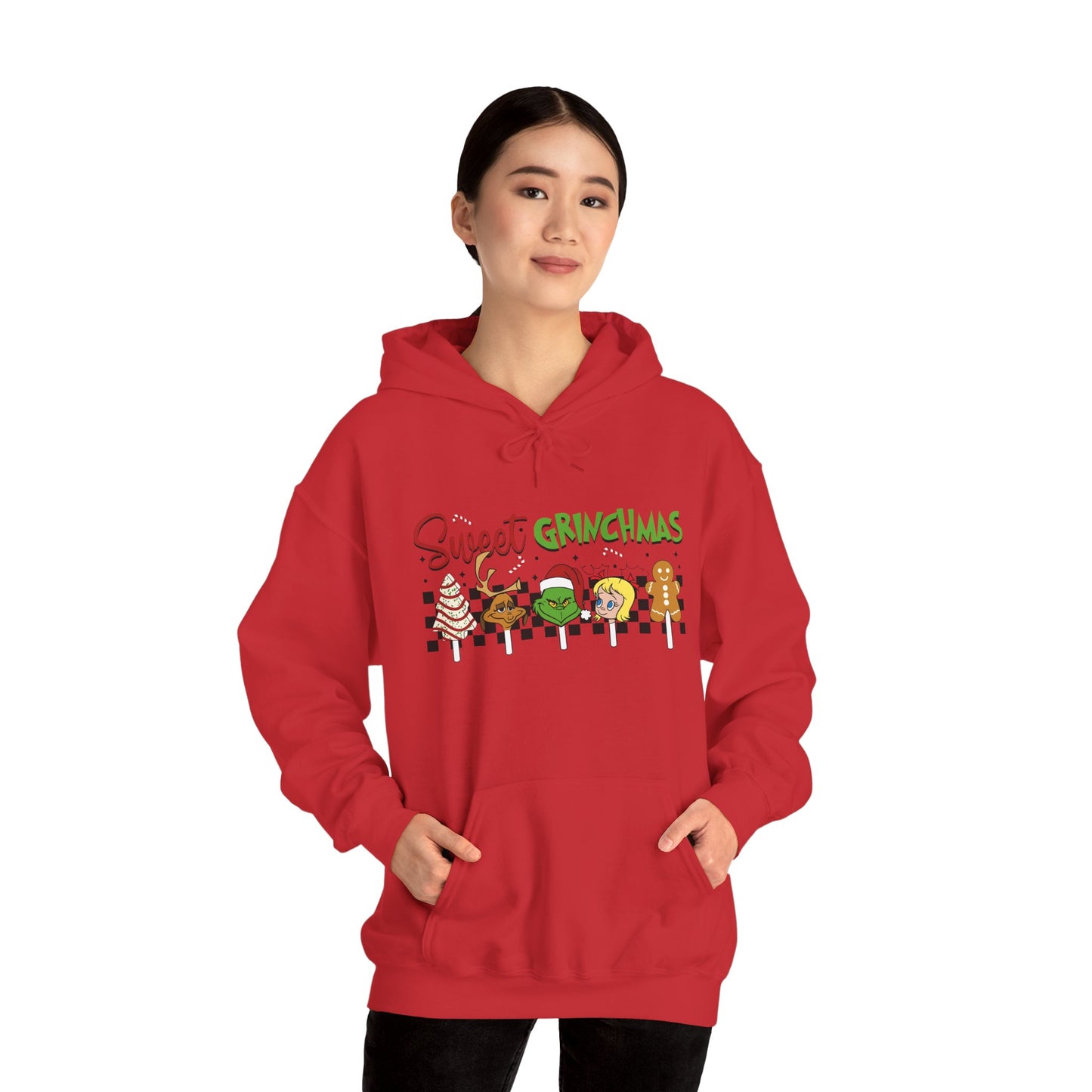 Sweet Grinchmas Hoodie, Cozy Holiday Sweatshirt, Christmas Gift for Him/Her, Unisex Xmas Apparel, Festive Winter Hoodie
