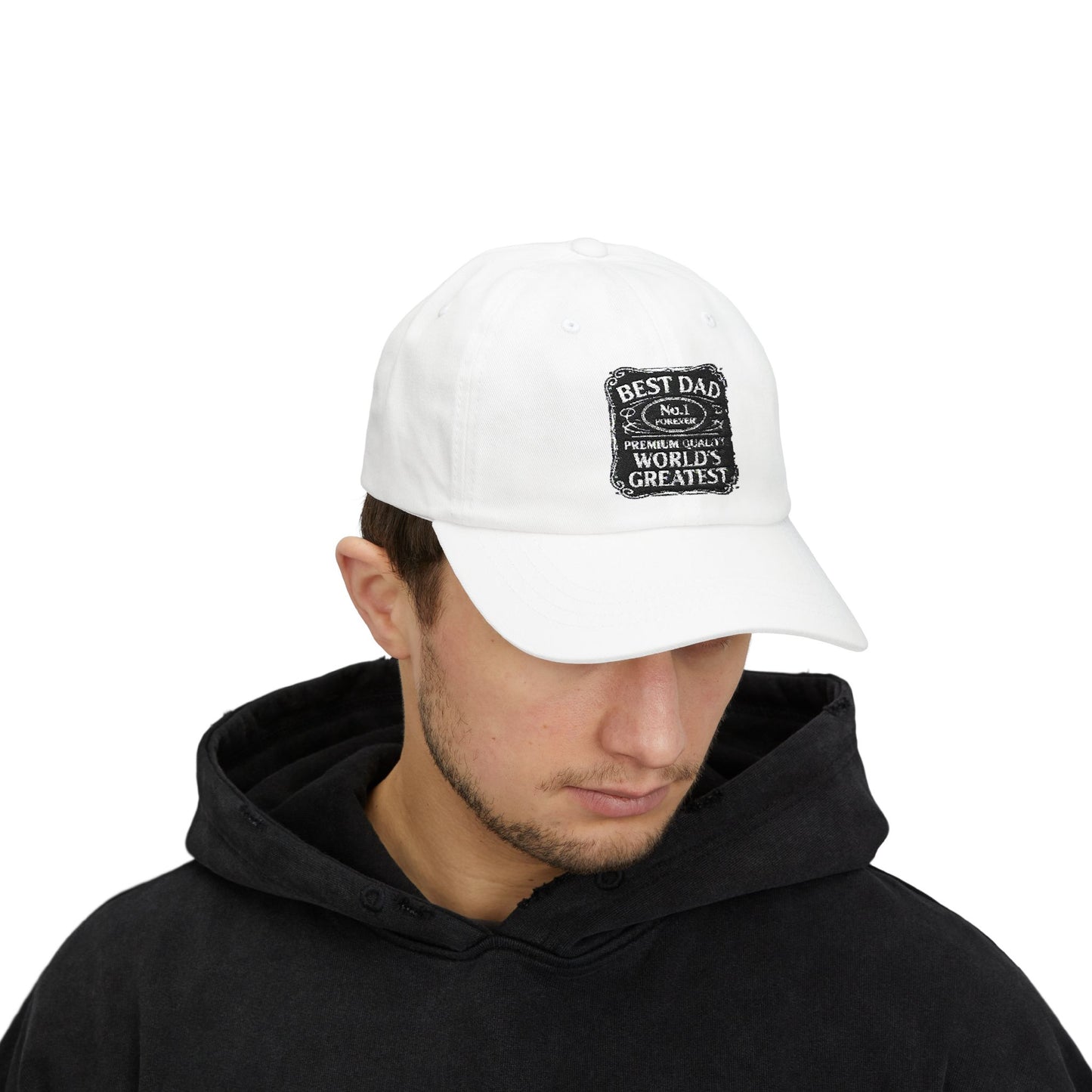 Classic Dad Cap - Best Dad Number 1 Hat, Perfect Father's Day Gift, Casual Style Cap, Unisex Fashion Accessory, Everyday Wear