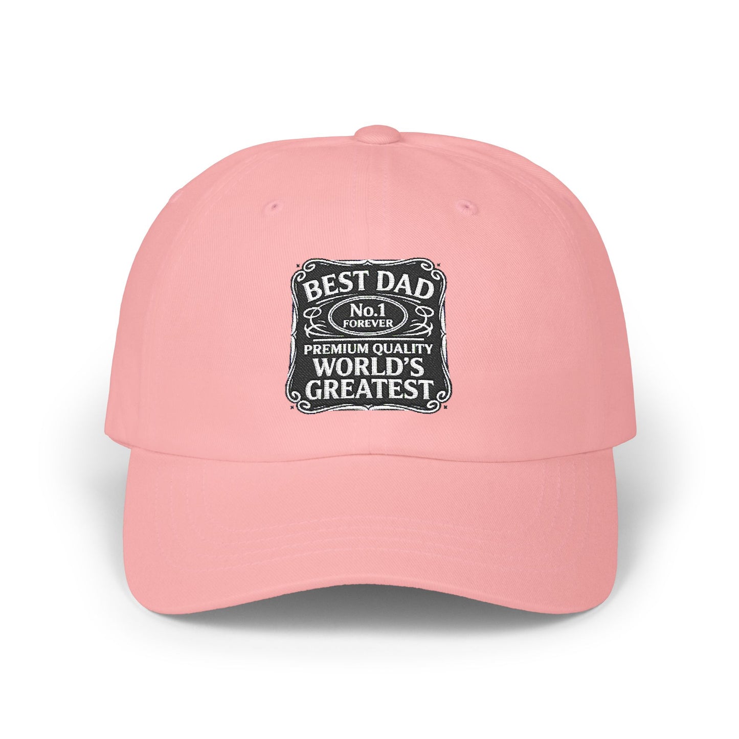 Classic Dad Cap - Best Dad Number 1 Hat, Perfect Father's Day Gift, Casual Style Cap, Unisex Fashion Accessory, Everyday Wear