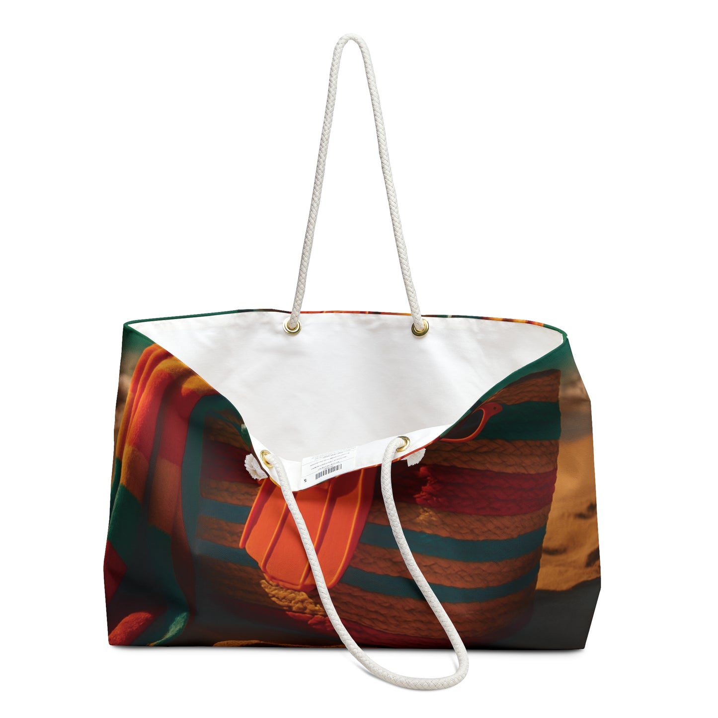 Vibrant Beach Weekender Bag, Summer Travel Tote, Coastal Getaway Essential, Beach Day Ready, Vacation Oversized Bag