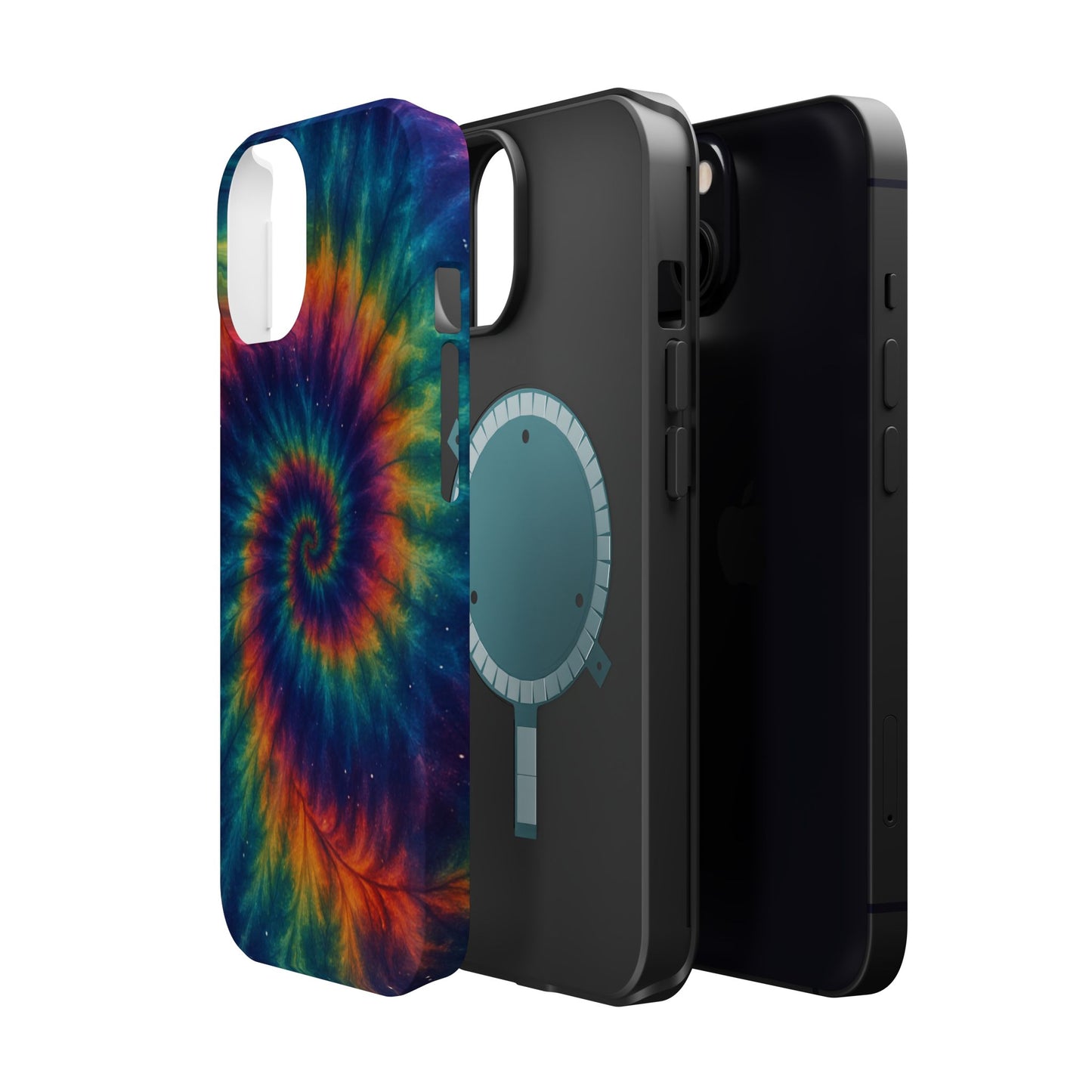 Colorful Tie-Dye Magnetic Phone Cases, Boho Phone Accessories, Unique Gift for Teens, Vibrant Phone Cover for Festivals, Summer Vibes