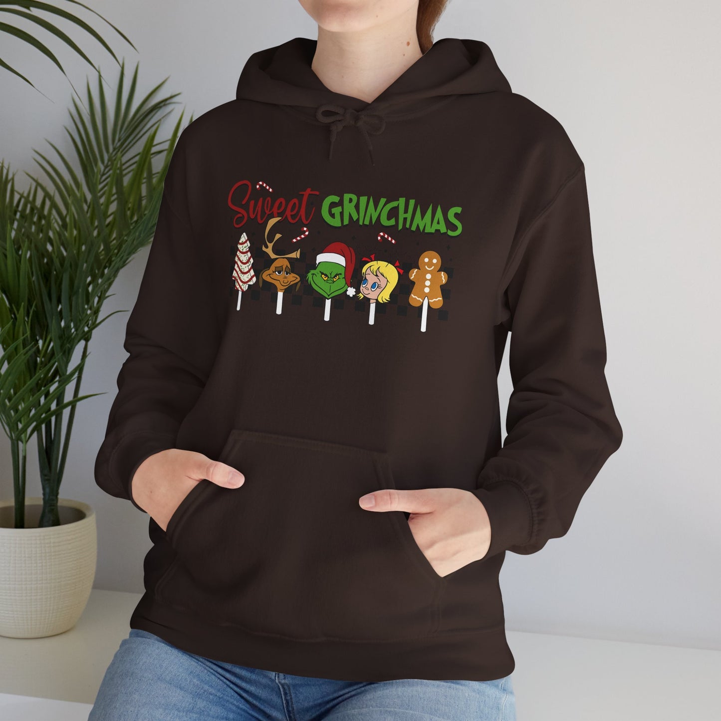 Sweet Grinchmas Hoodie, Cozy Holiday Sweatshirt, Christmas Gift for Him/Her, Unisex Xmas Apparel, Festive Winter Hoodie