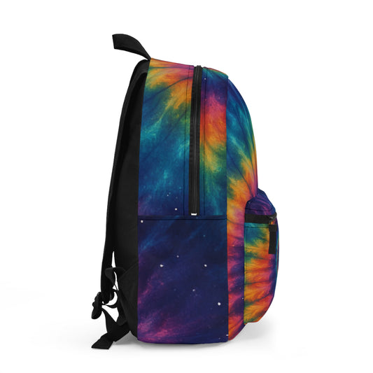 Colorful Tie-Dye Backpack for School, Travel, Festivals, Gift for Teens, Retro Style, Stylish Bag for Every Occasion