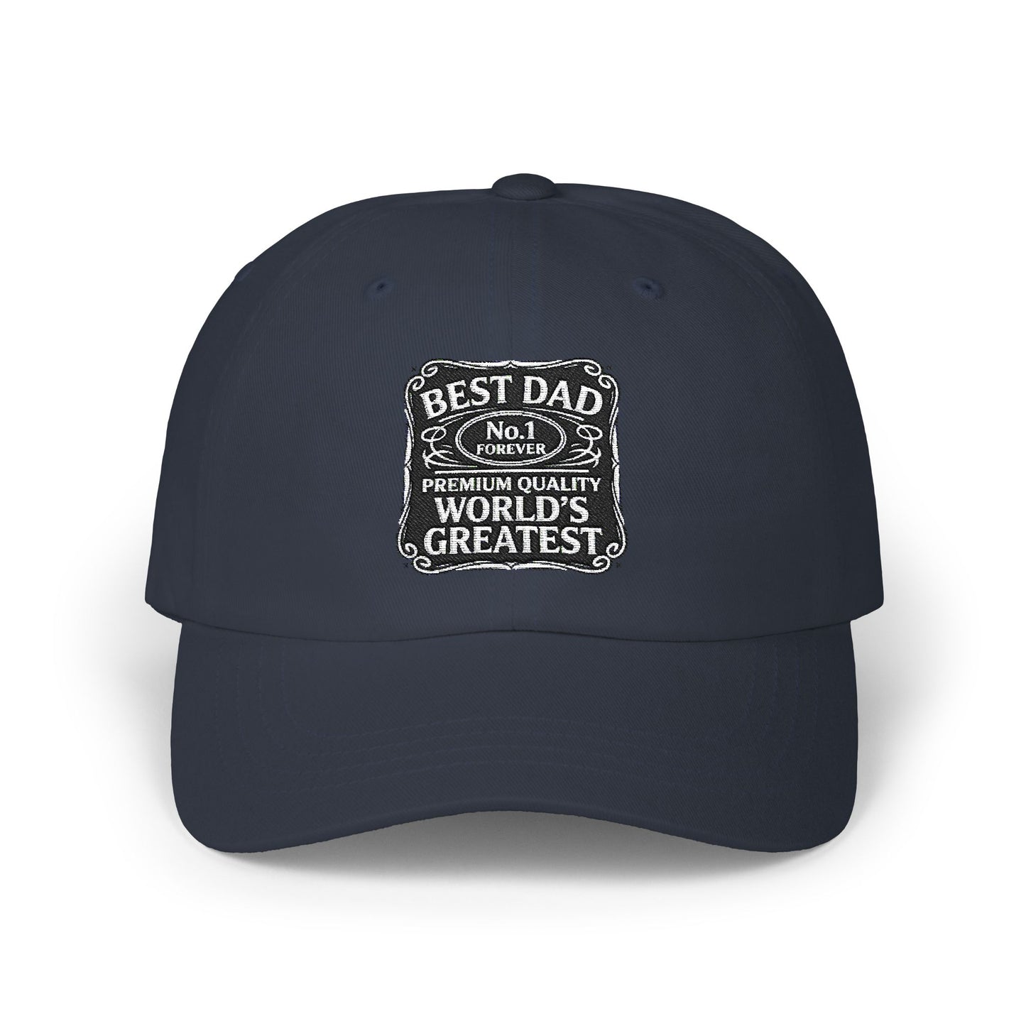 Classic Dad Cap - Best Dad Number 1 Hat, Perfect Father's Day Gift, Casual Style Cap, Unisex Fashion Accessory, Everyday Wear