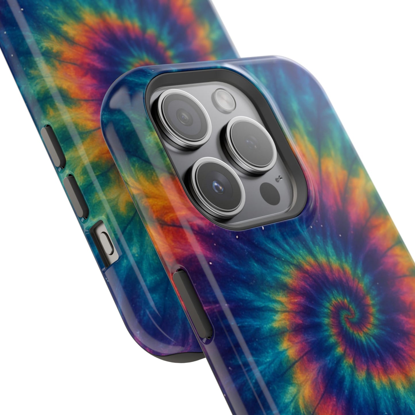 Colorful Tie-Dye Magnetic Phone Cases, Boho Phone Accessories, Unique Gift for Teens, Vibrant Phone Cover for Festivals, Summer Vibes