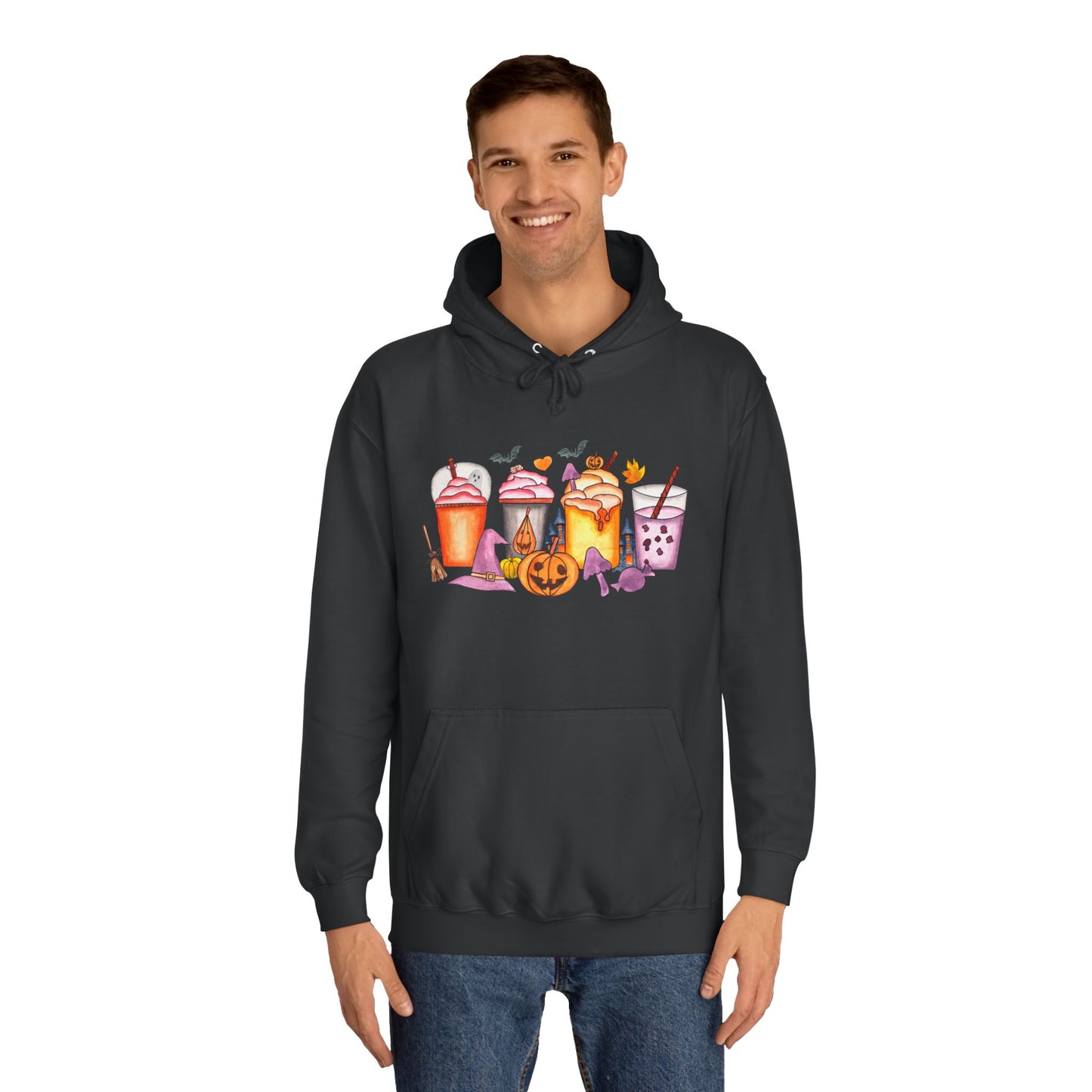 Unisex Halloween Hoodie for adults that want some fun drinking designs to give their clothes a pop of color