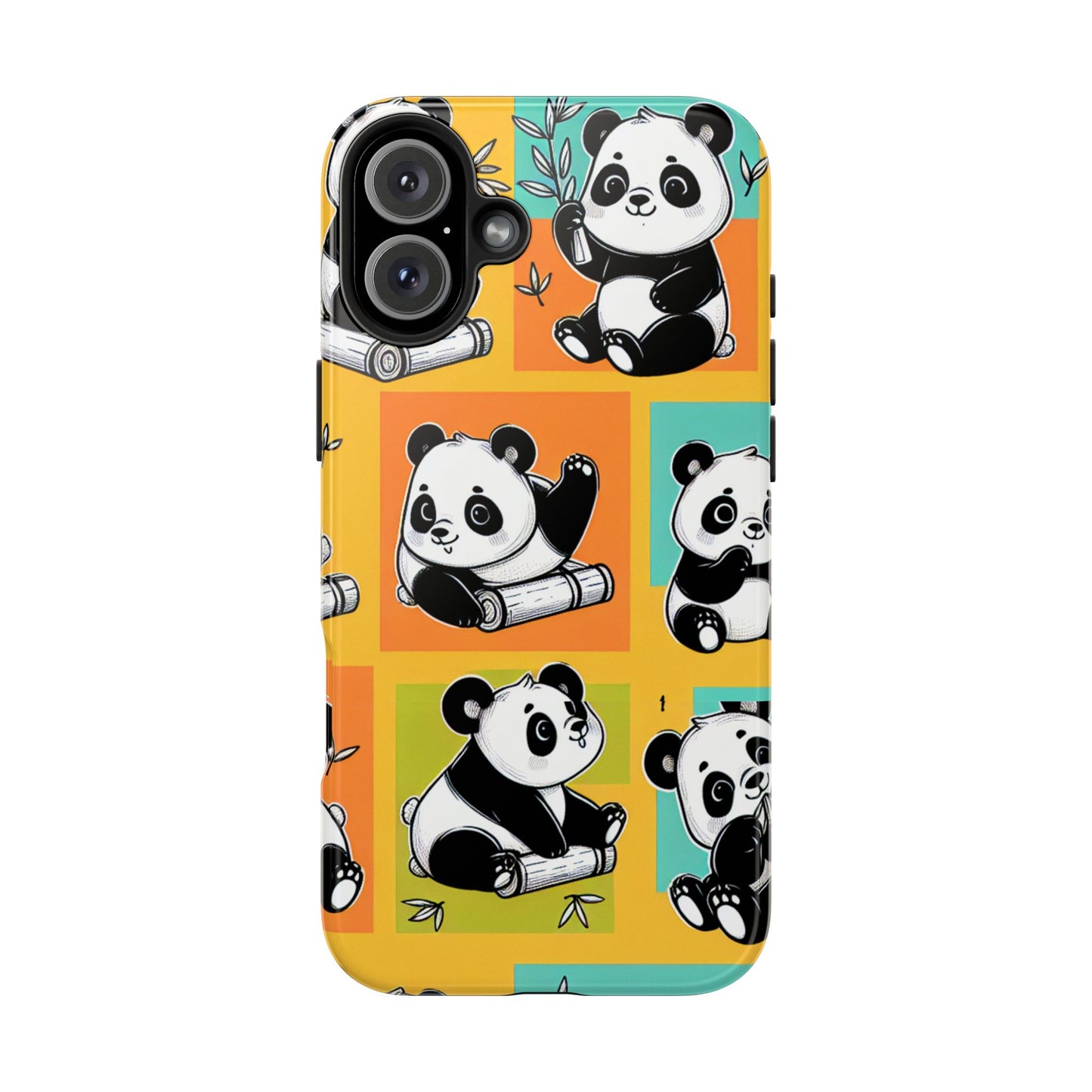 Cute Panda Phone Cases, Tough Panda Phone Cases, Gifts for Animal Lovers, Cute Cell Phone Cover, Fun Smartphone Accessories