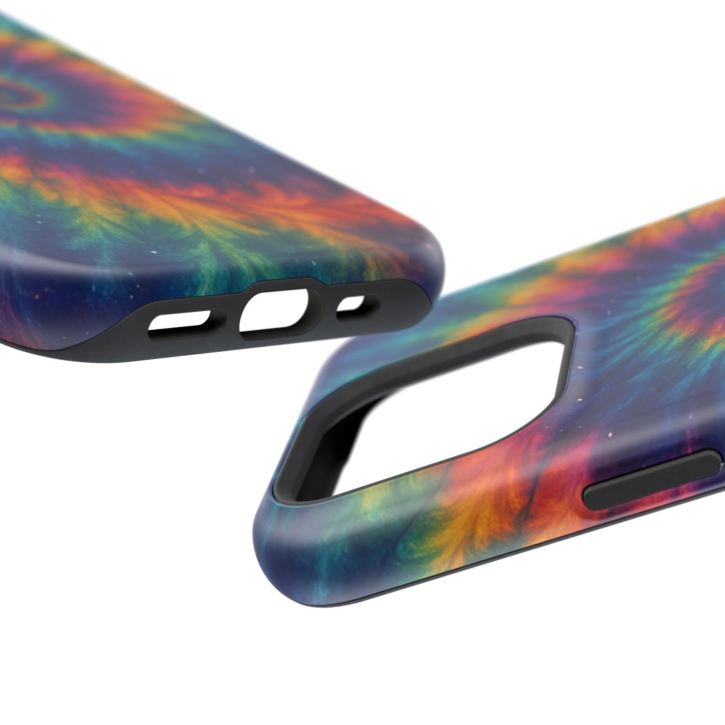 Colorful Tie-Dye Magnetic Phone Cases, Boho Phone Accessories, Unique Gift for Teens, Vibrant Phone Cover for Festivals, Summer Vibes