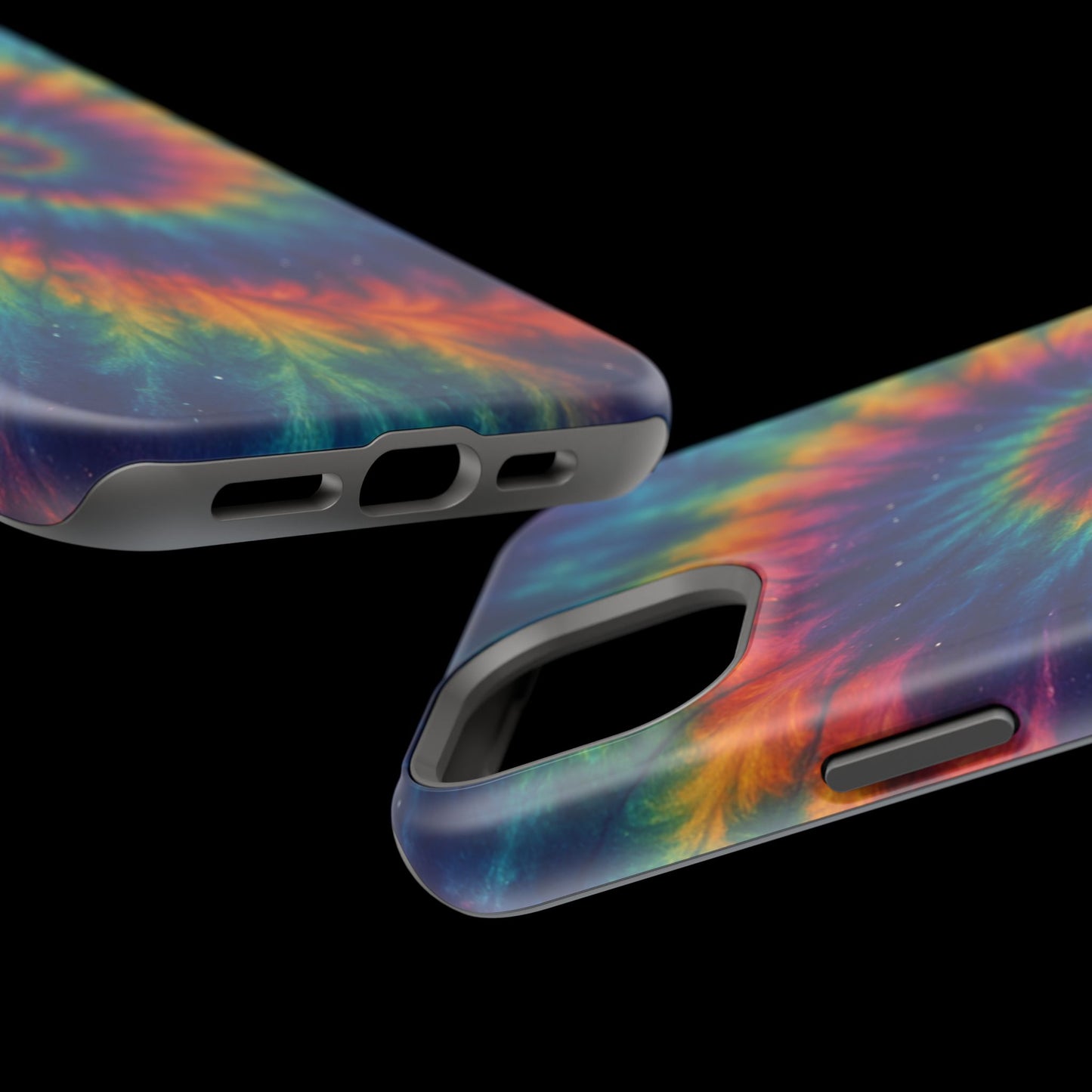 Colorful Tie-Dye Magnetic Phone Cases, Boho Phone Accessories, Unique Gift for Teens, Vibrant Phone Cover for Festivals, Summer Vibes