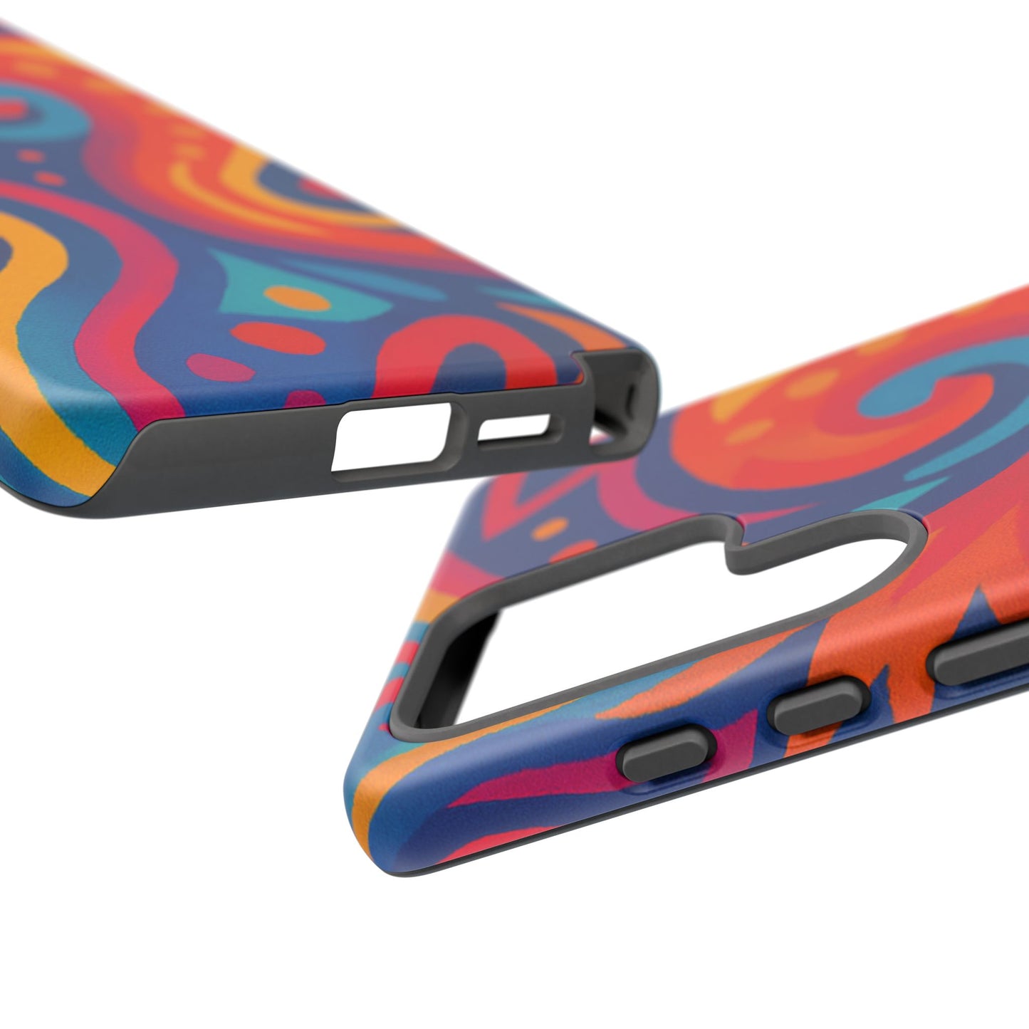 Vibrant Phone Case - Colorful Tough Case, Protective Cover, Unique Design, Trendy Gift, Phone Accessory