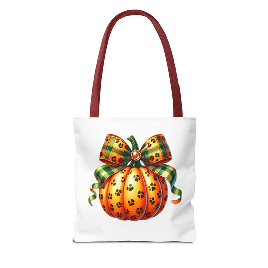 Festive Pumpkin Tote Bag, Halloween Decor, Gift for Pet Lovers, Autumn Accessories, Everyday Use