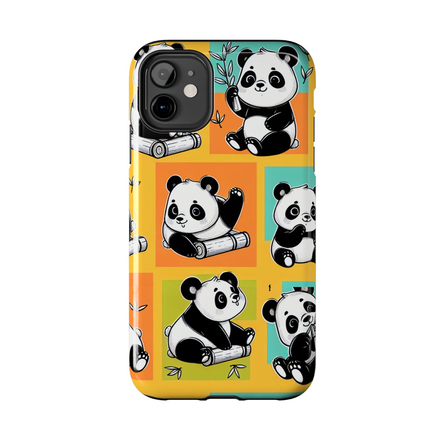 Cute Panda Phone Cases, Tough Panda Phone Cases, Gifts for Animal Lovers, Cute Cell Phone Cover, Fun Smartphone Accessories