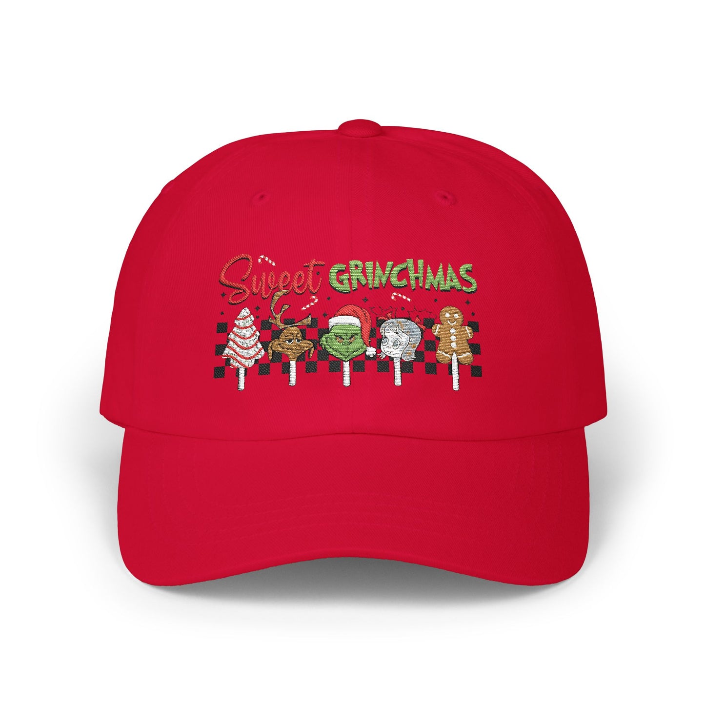 Festive Dad Cap - Sweet Grinchmas Hat for Holiday Cheer, Christmas Gift, Matching Family Outfit, Winter Accessory, Trendy Headwear