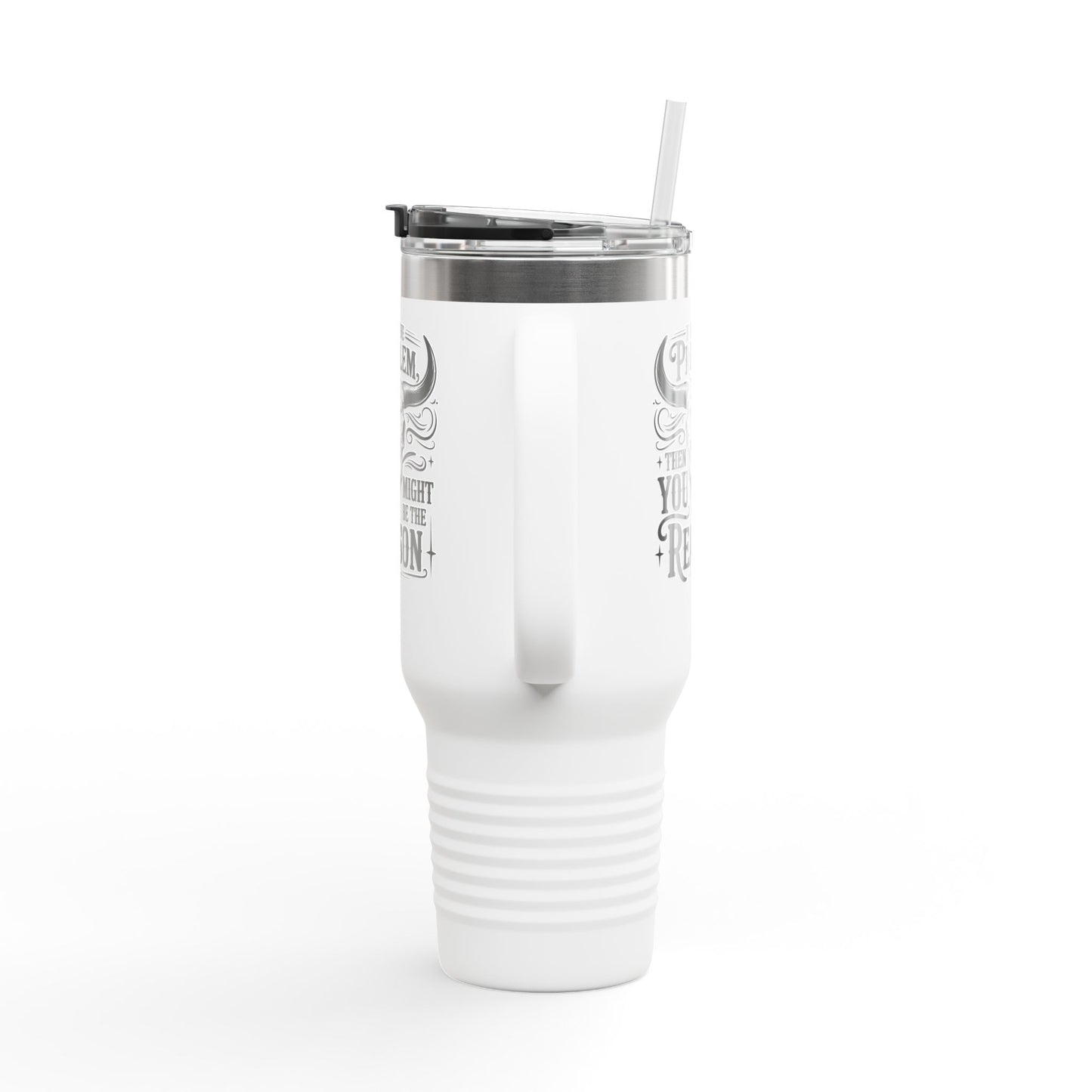 Funny Insulated Travel Mug, 40oz with Quote, Perfect for Road Trips, Camping, Gifting, and Daily Coffee Routines