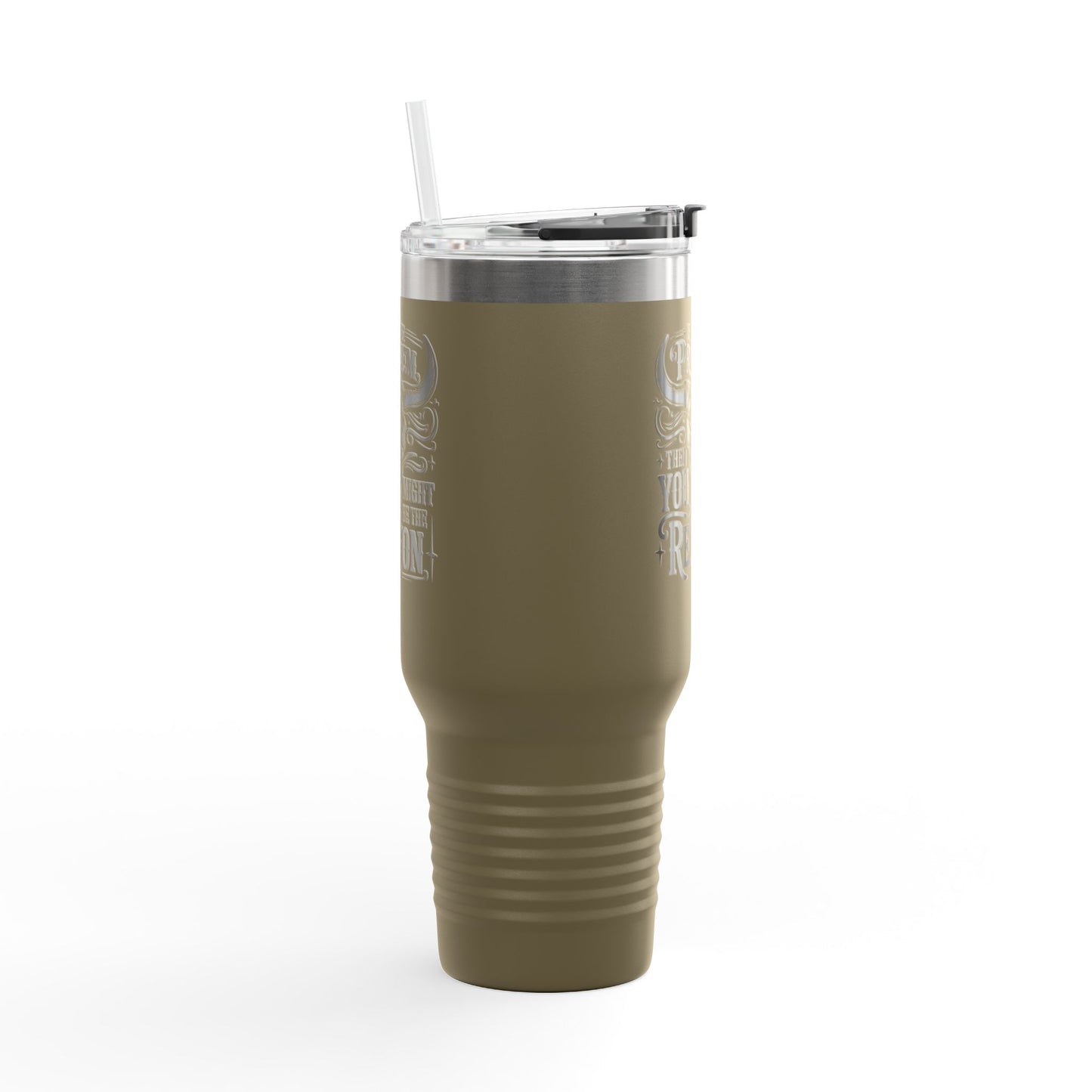 Funny Insulated Travel Mug, 40oz with Quote, Perfect for Road Trips, Camping, Gifting, and Daily Coffee Routines