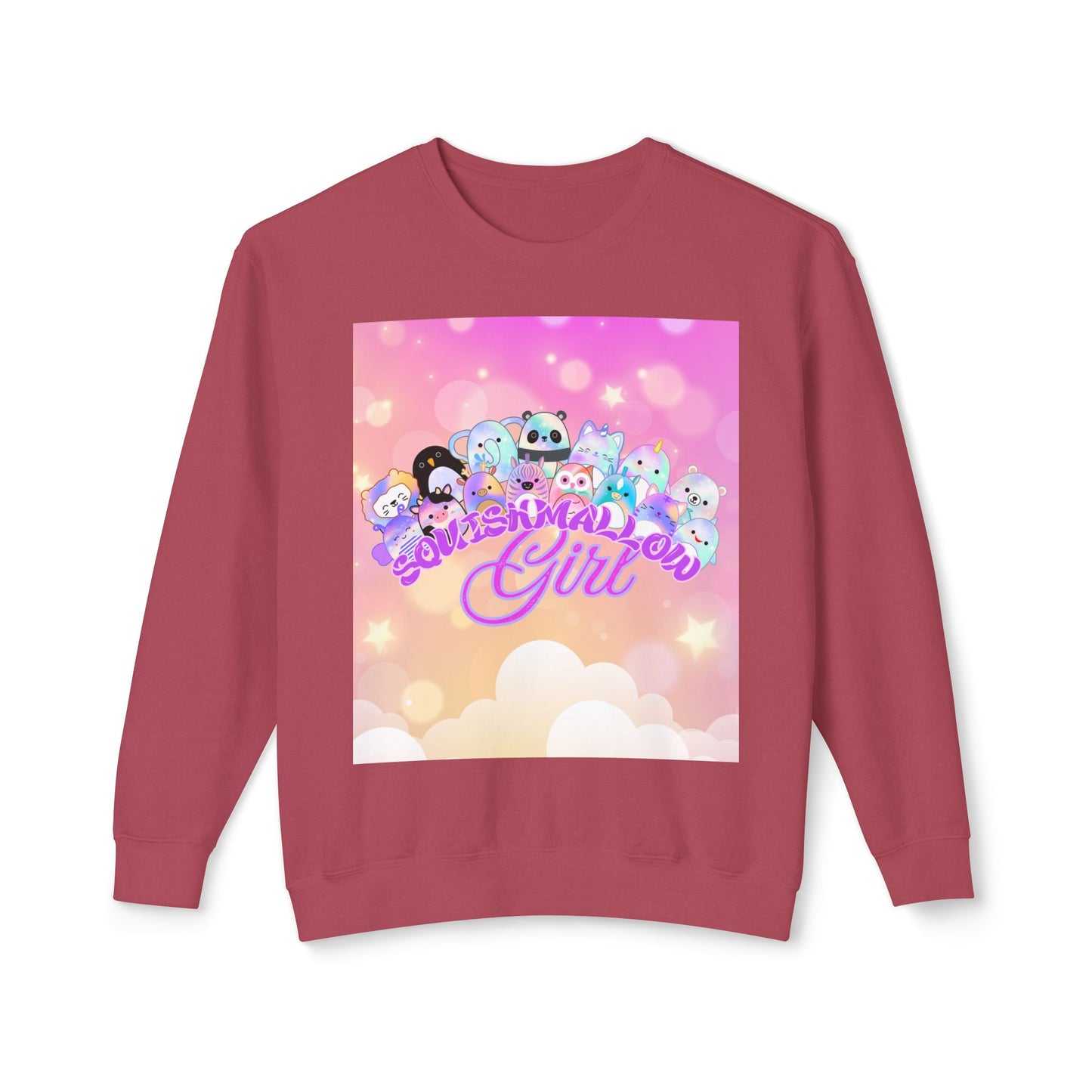 Whimsical Crewneck Sweatshirt for Dreamers, Cute Gift for Girls, Cheerful Casual Wear, Cozy Fashion, Perfect for Birthdays