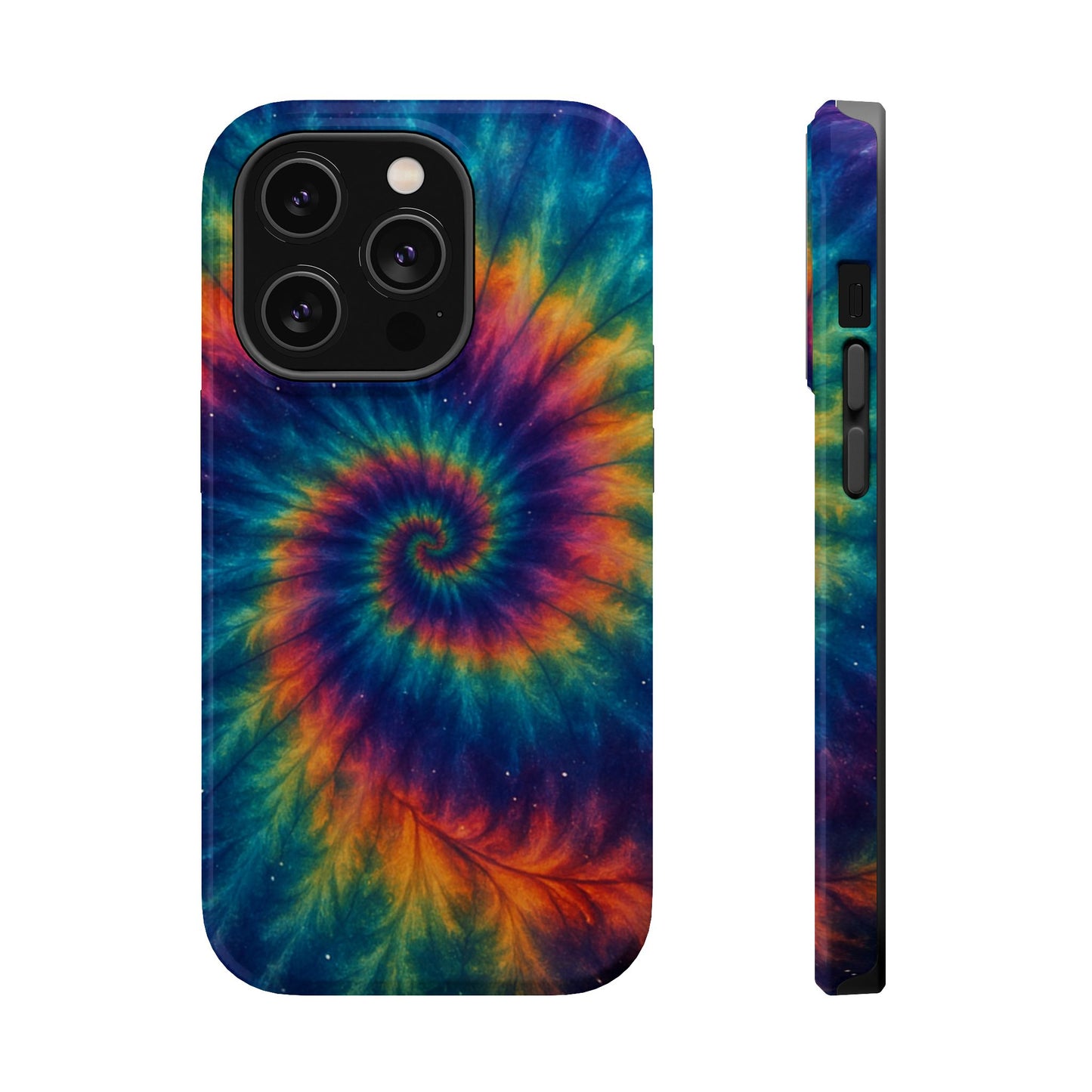 Colorful Tie-Dye Magnetic Phone Cases, Boho Phone Accessories, Unique Gift for Teens, Vibrant Phone Cover for Festivals, Summer Vibes