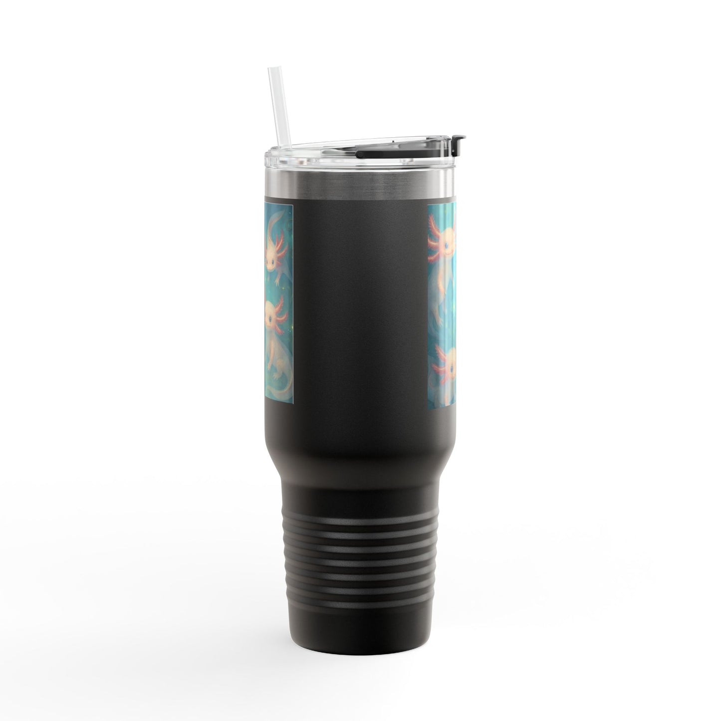 Whimsical Insulated Travel Mug, 40oz - Cute Creatures Design for Coffee Lovers, Travel, Gifts, Birthday, Nature Enthusiasts, Fun Mugs