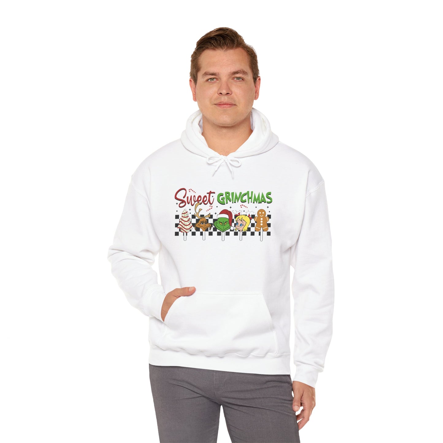 Sweet Grinchmas Hoodie, Cozy Holiday Sweatshirt, Christmas Gift for Him/Her, Unisex Xmas Apparel, Festive Winter Hoodie