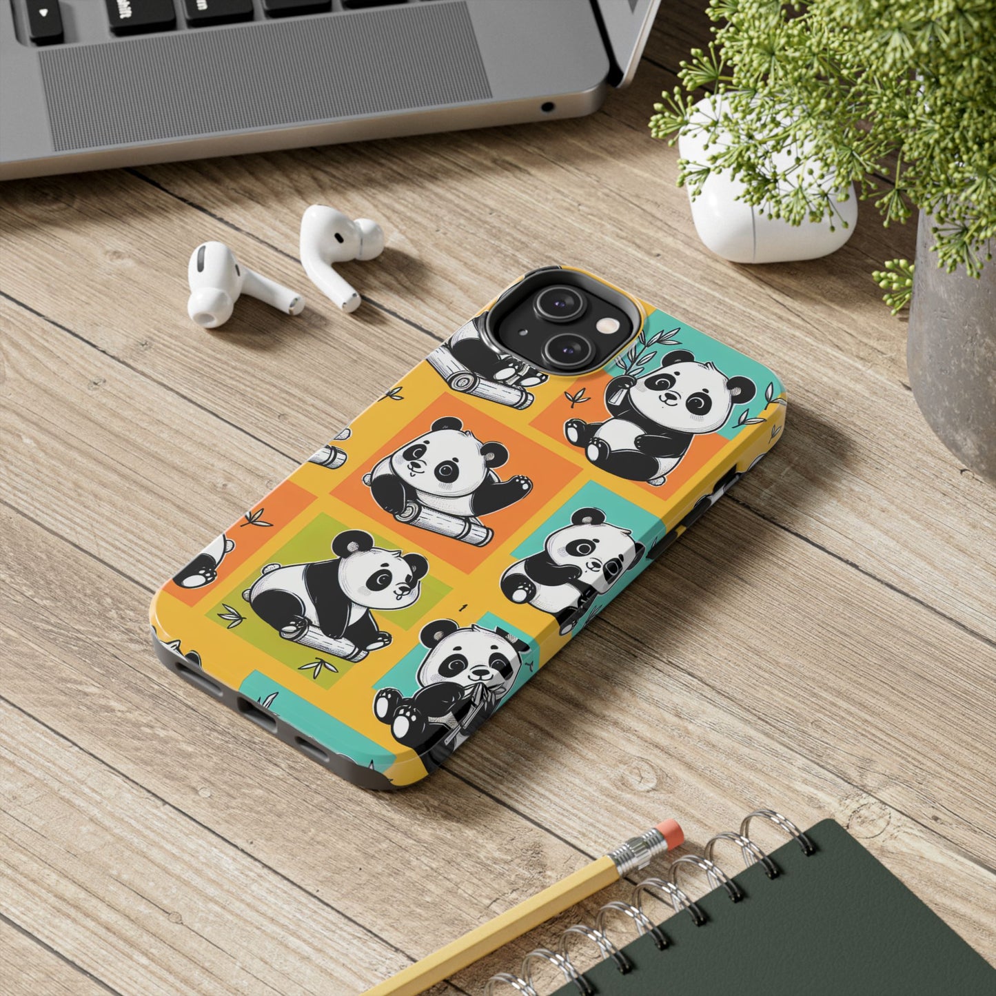 Cute Panda Phone Cases, Tough Panda Phone Cases, Gifts for Animal Lovers, Cute Cell Phone Cover, Fun Smartphone Accessories