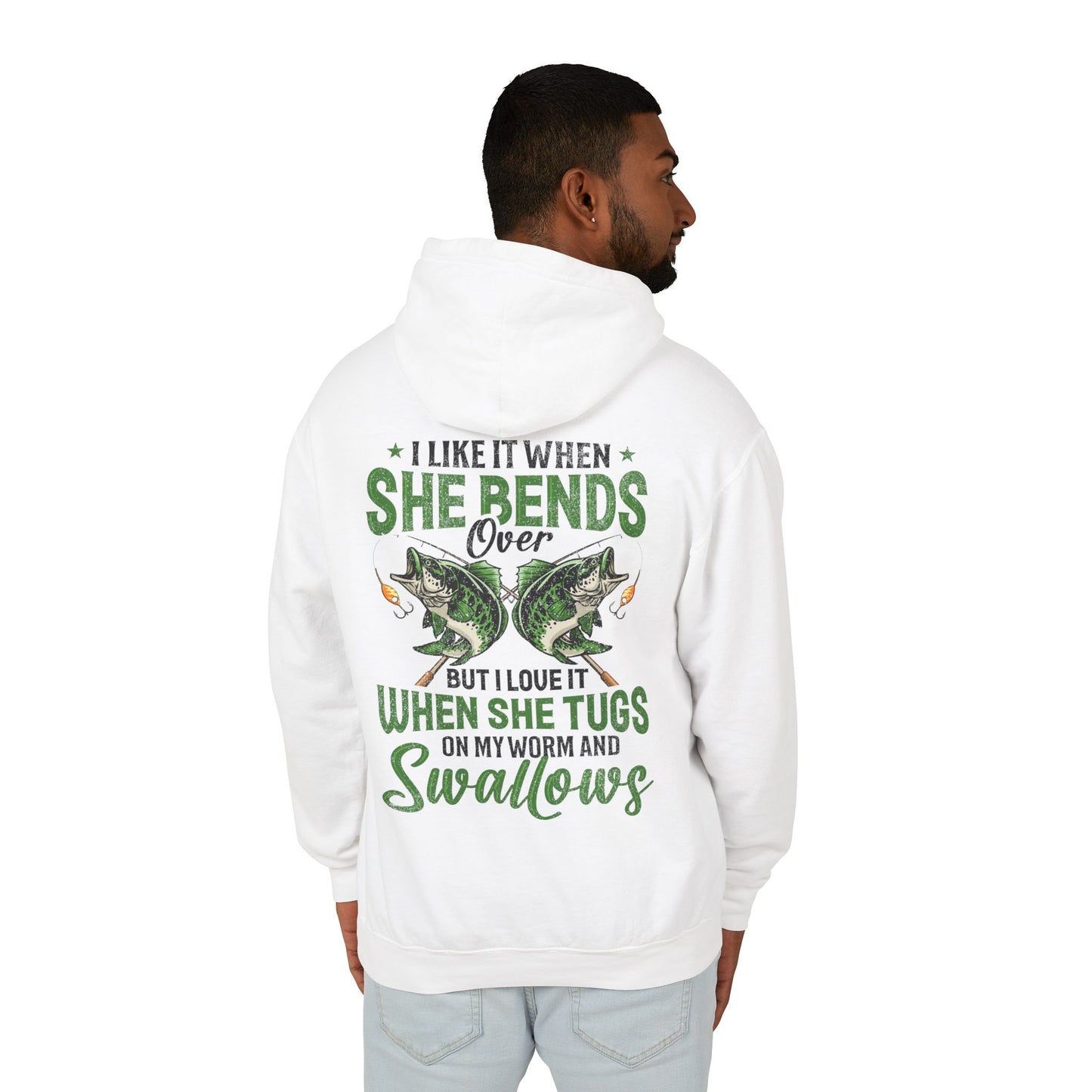 Gone Fishing Unisex Lightweight Hooded Sweatshirt | Perfect for Anglers, Fishing Gift, Outdoor Adventures, Casual Wear, Gift for Dad