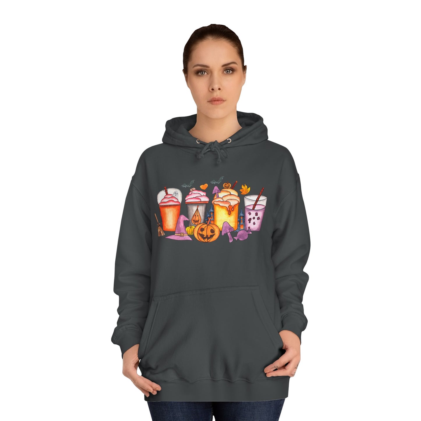 Unisex Halloween Hoodie for adults that want some fun drinking designs to give their clothes a pop of color