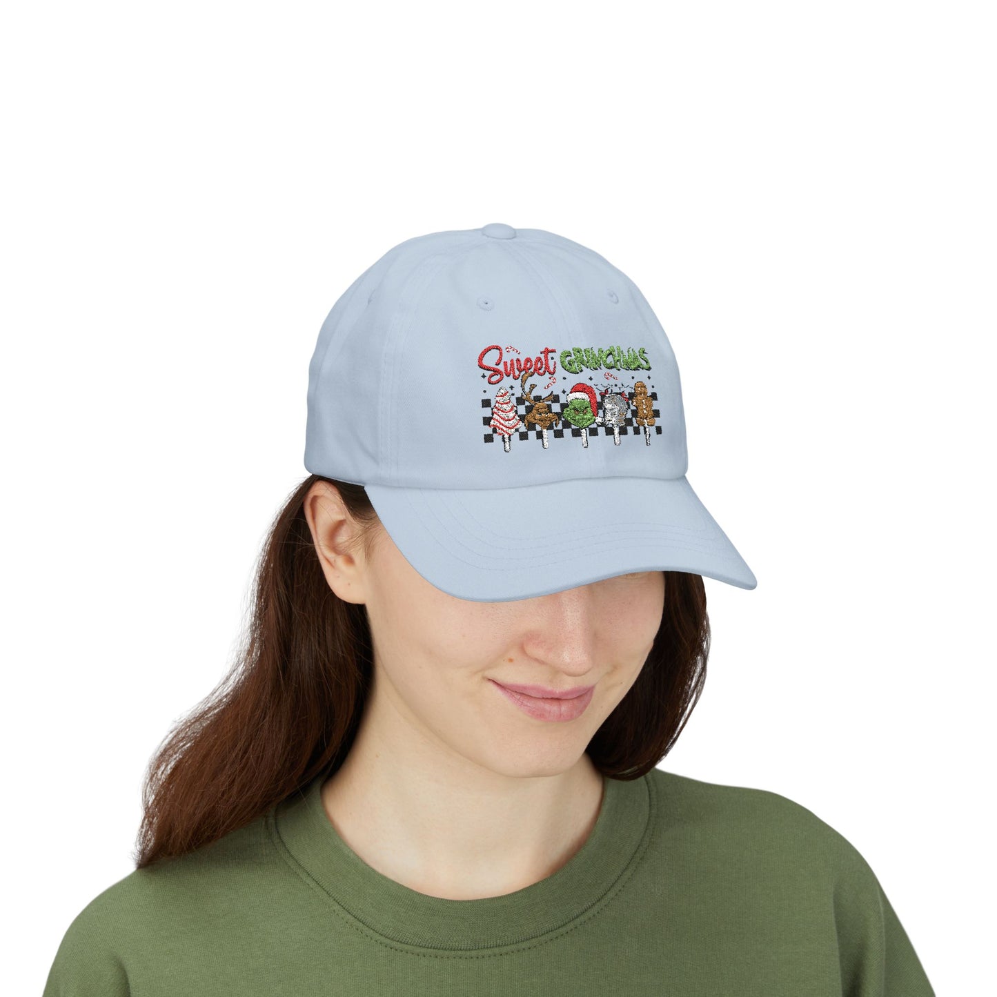 Festive Dad Cap - Sweet Grinchmas Hat for Holiday Cheer, Christmas Gift, Matching Family Outfit, Winter Accessory, Trendy Headwear