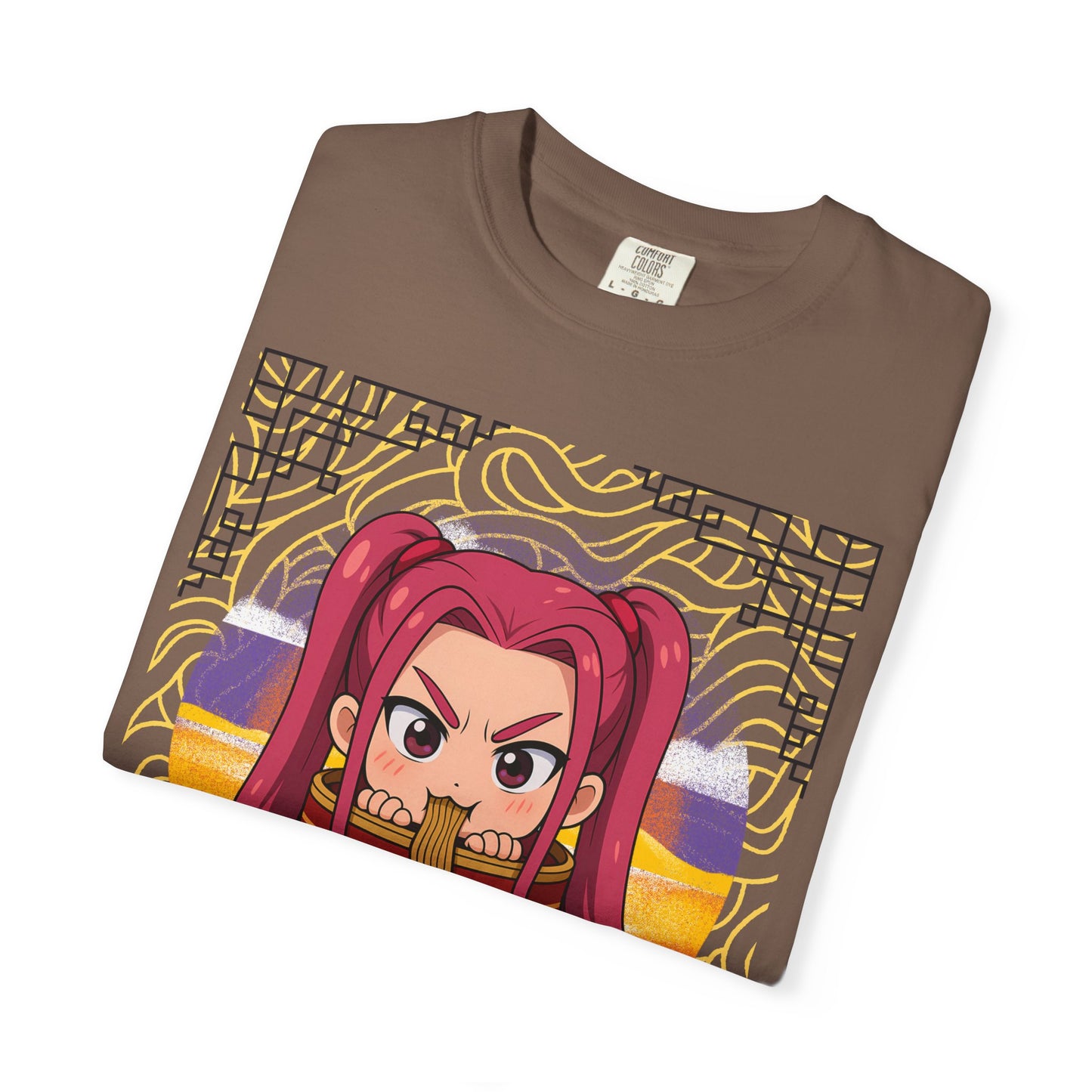 K-Pop Inspired Garment-Dyed T-Shirt, Trendy Streetwear, Anime Fan Apparel, Casual Wear, Gifts for Music Lovers