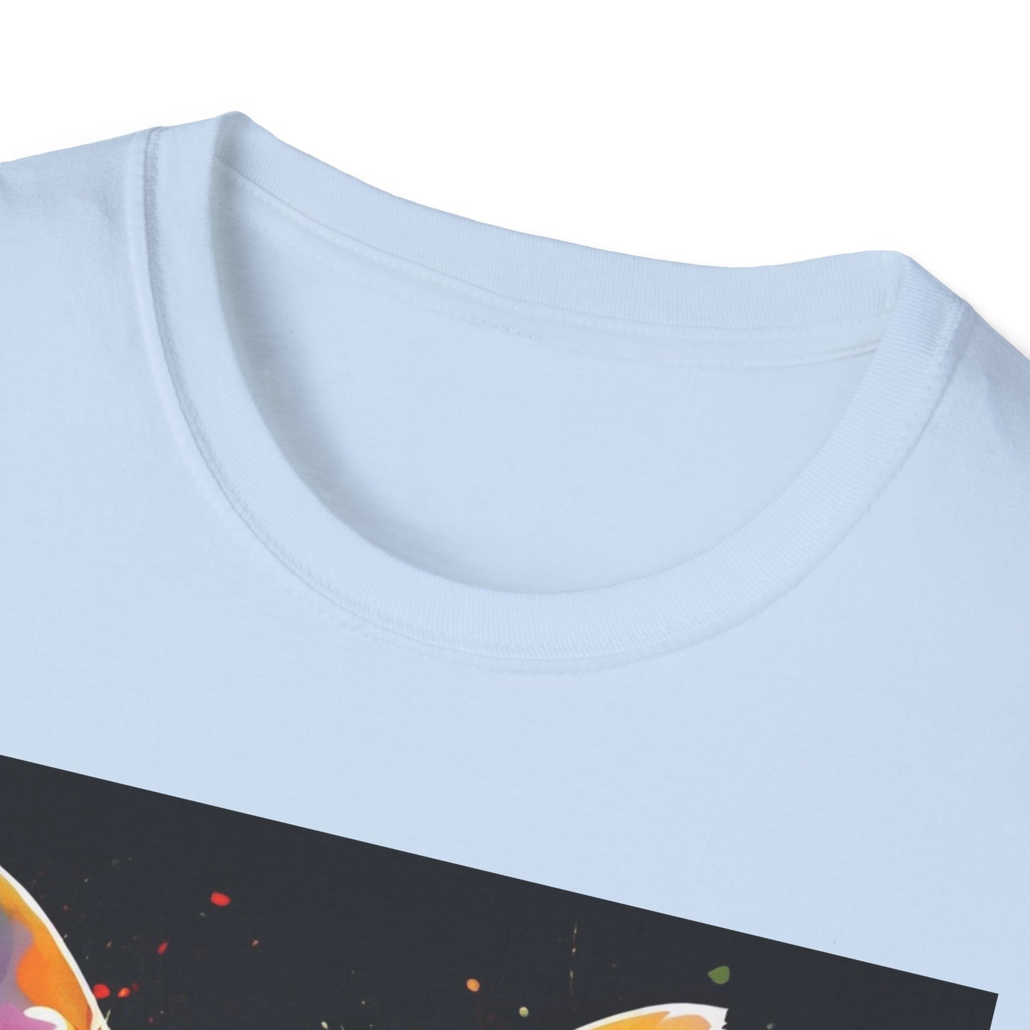 Colorful Chihuahua Art T-Shirt, Pet Lover Gift, Animal Lover Tee, Casual Wear, Unique Dog T-Shirt, Dog Mom Gift