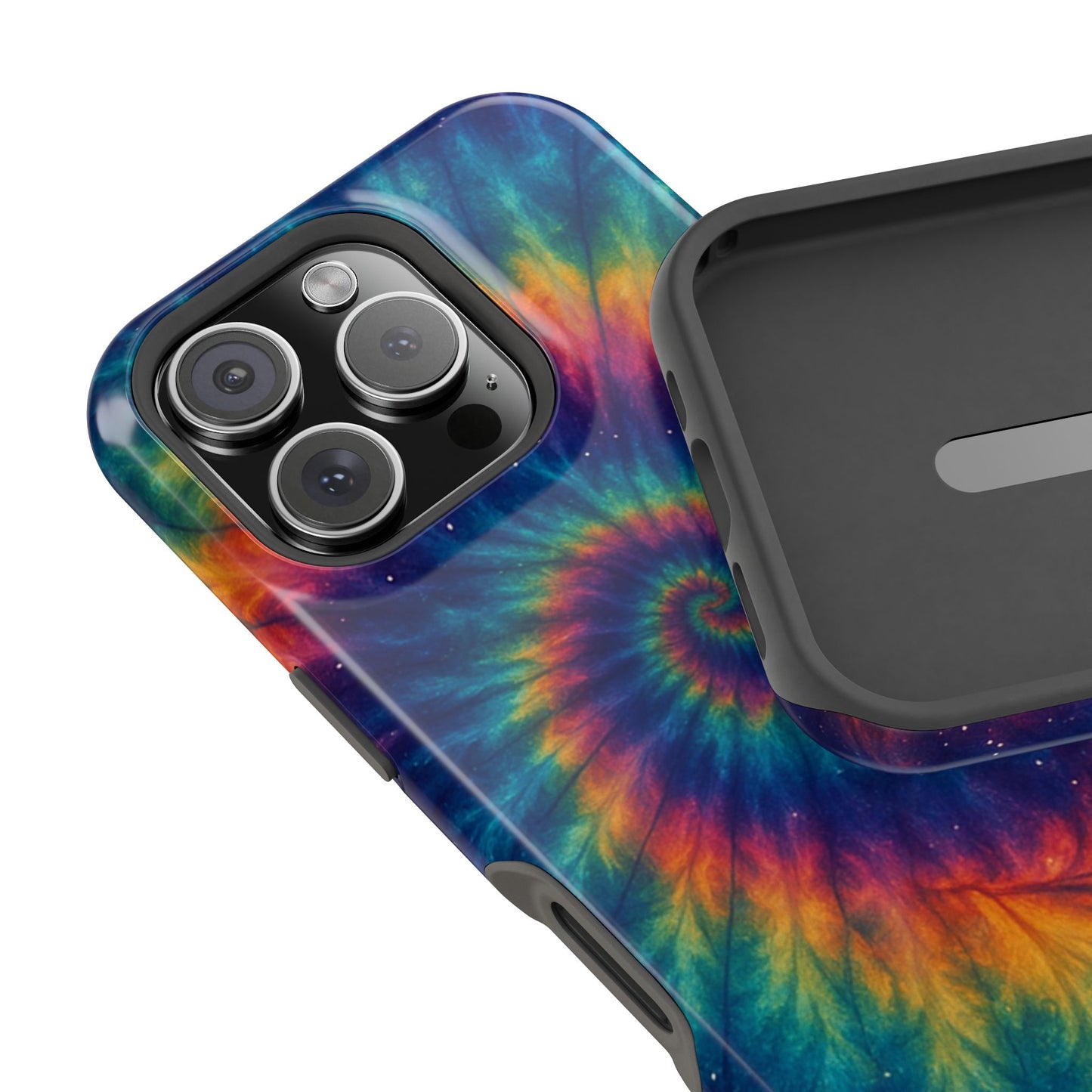 Colorful Tie-Dye Magnetic Phone Cases, Boho Phone Accessories, Unique Gift for Teens, Vibrant Phone Cover for Festivals, Summer Vibes