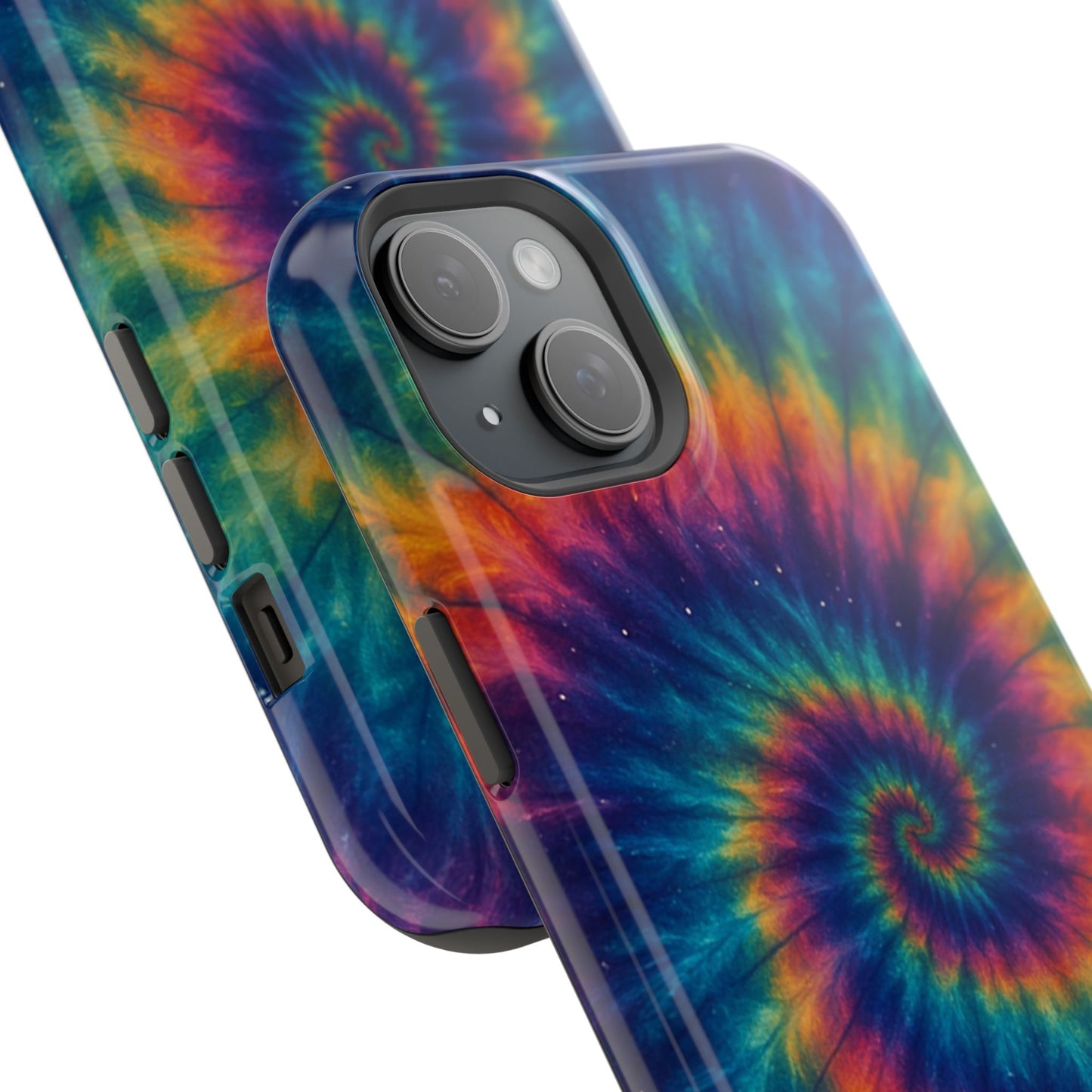 Colorful Tie-Dye Magnetic Phone Cases, Boho Phone Accessories, Unique Gift for Teens, Vibrant Phone Cover for Festivals, Summer Vibes
