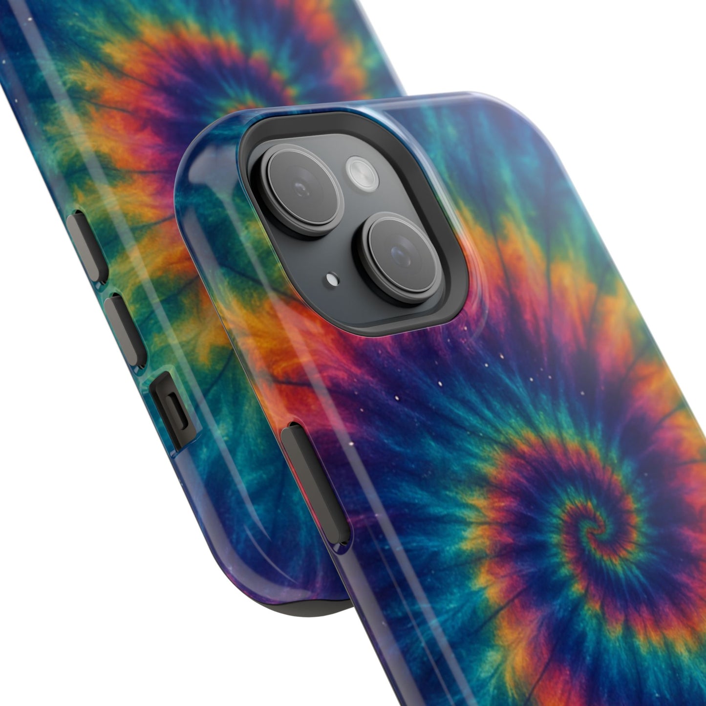 Colorful Tie-Dye Magnetic Phone Cases, Boho Phone Accessories, Unique Gift for Teens, Vibrant Phone Cover for Festivals, Summer Vibes