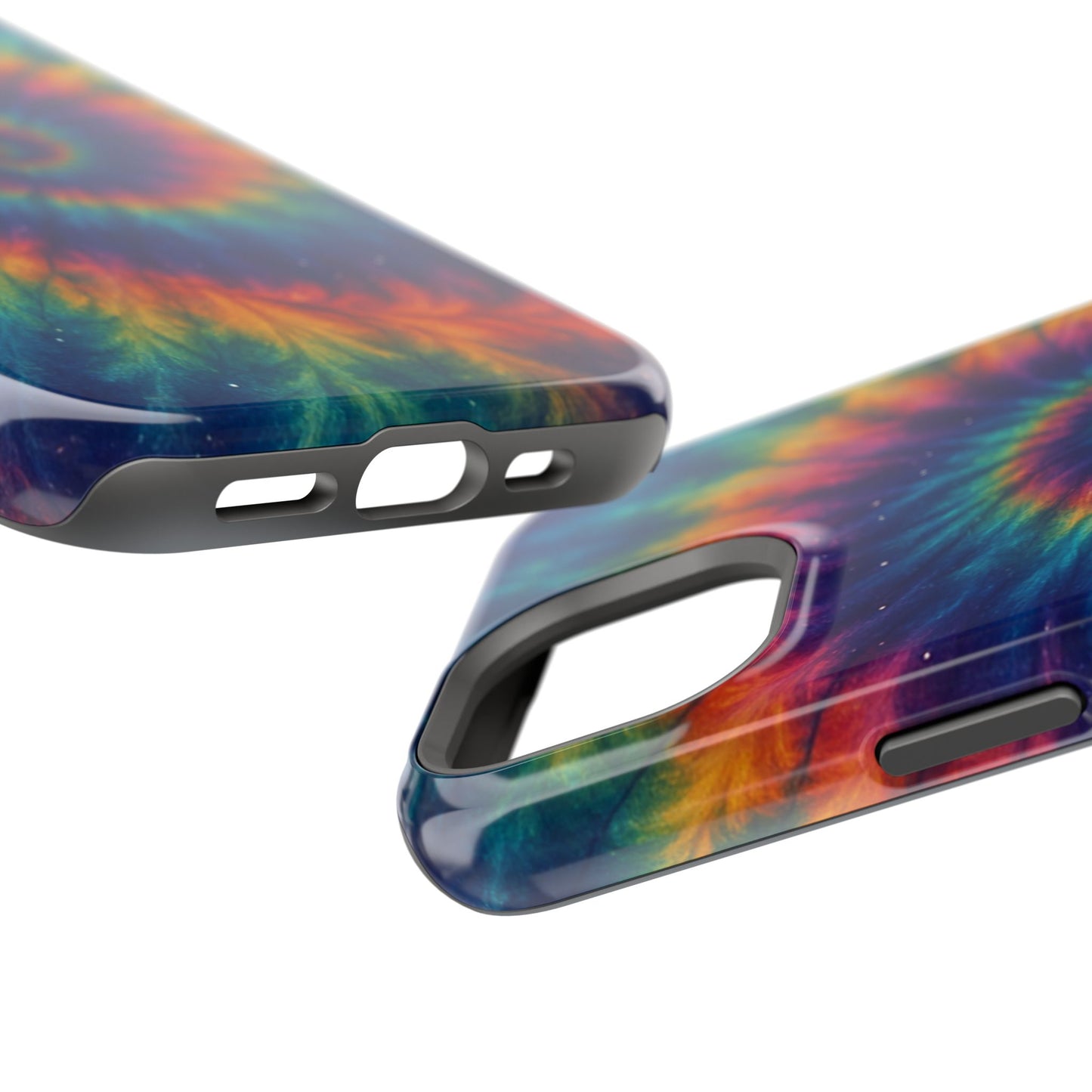 Colorful Tie-Dye Magnetic Phone Cases, Boho Phone Accessories, Unique Gift for Teens, Vibrant Phone Cover for Festivals, Summer Vibes