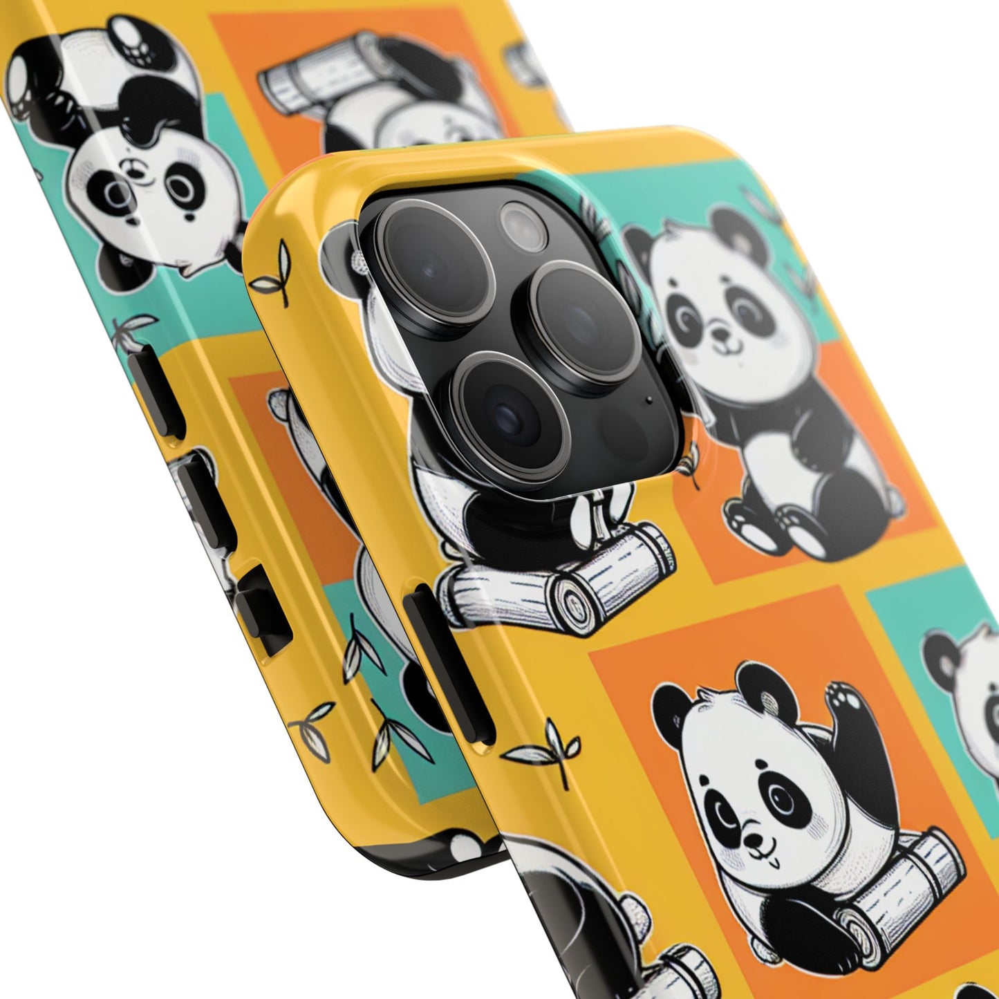Cute Panda Phone Cases, Tough Panda Phone Cases, Gifts for Animal Lovers, Cute Cell Phone Cover, Fun Smartphone Accessories