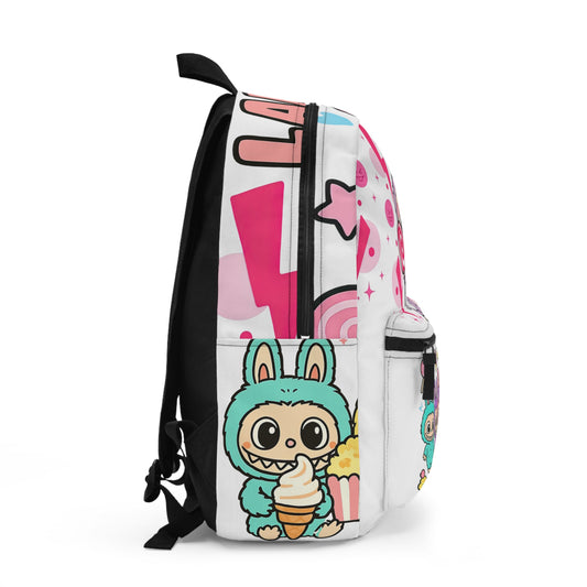 Cute Cartoon Character Backpack, Kids School Bag, Animal Print Rucksack, Fun Travel Gear, Perfect Gift for Holidays