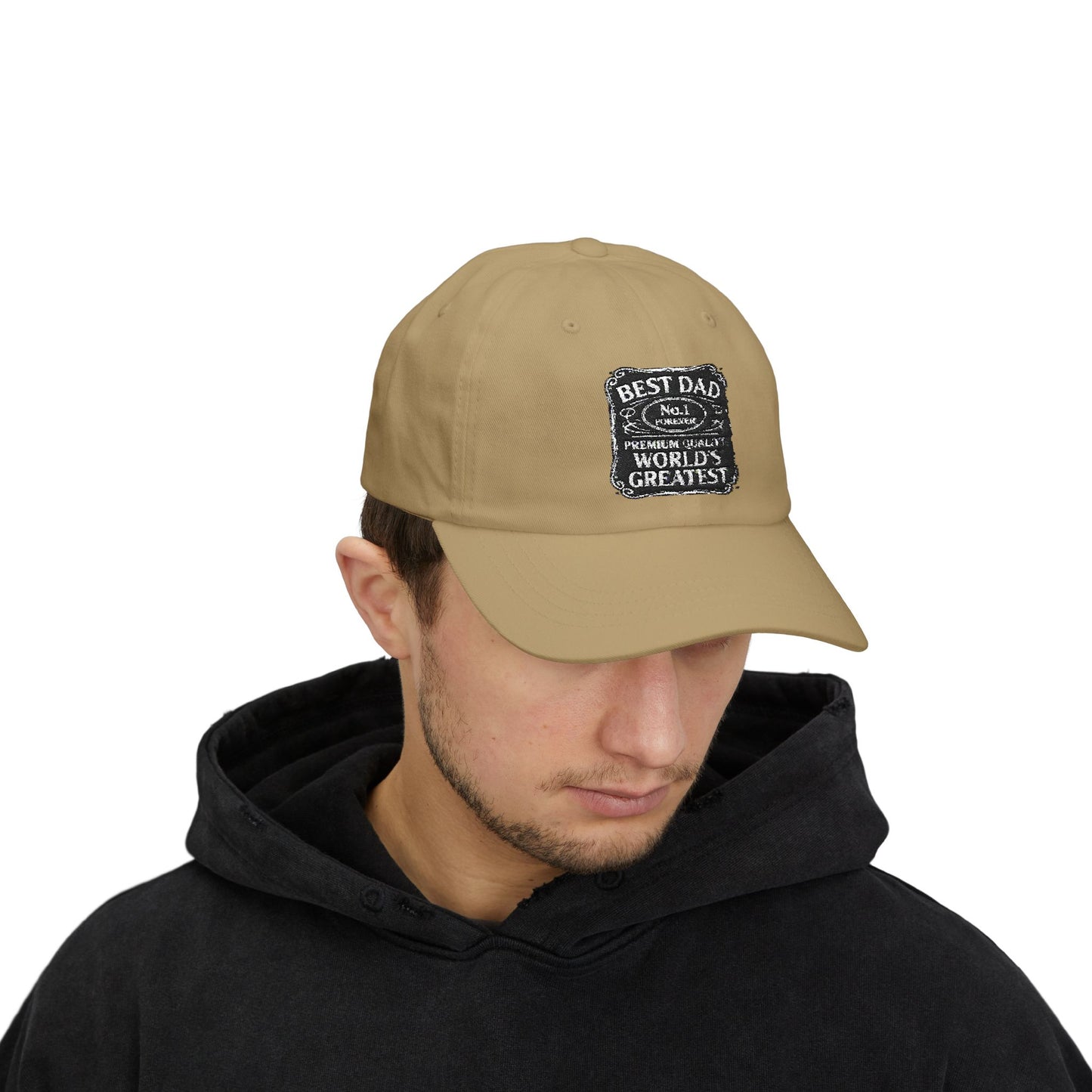 Classic Dad Cap - Best Dad Number 1 Hat, Perfect Father's Day Gift, Casual Style Cap, Unisex Fashion Accessory, Everyday Wear