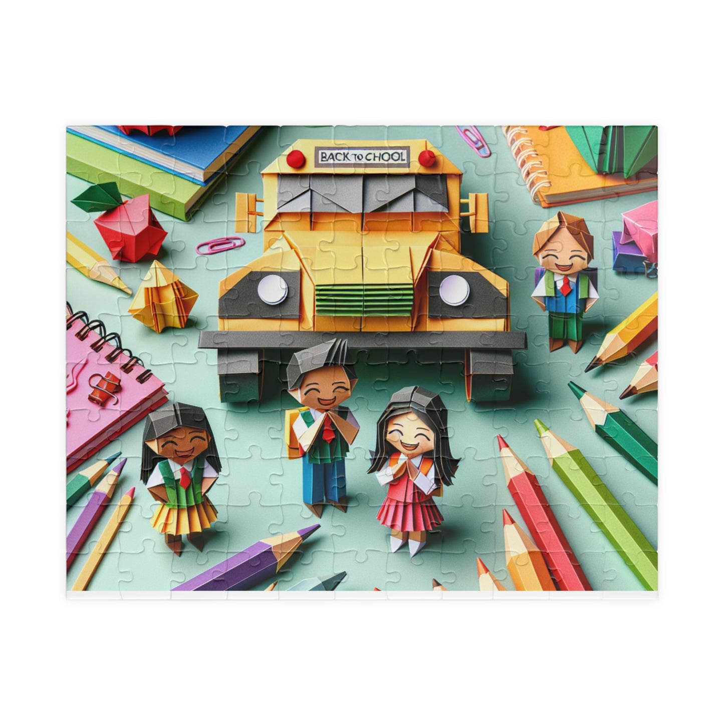 Back to School Puzzle, Fun Family Activity, Educational Gift, 110-252-520-1014 Pieces, Kids’ Learning, Classroom Decor