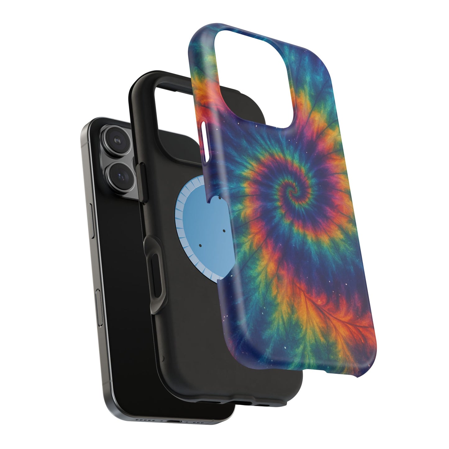 Colorful Tie-Dye Magnetic Phone Cases, Boho Phone Accessories, Unique Gift for Teens, Vibrant Phone Cover for Festivals, Summer Vibes