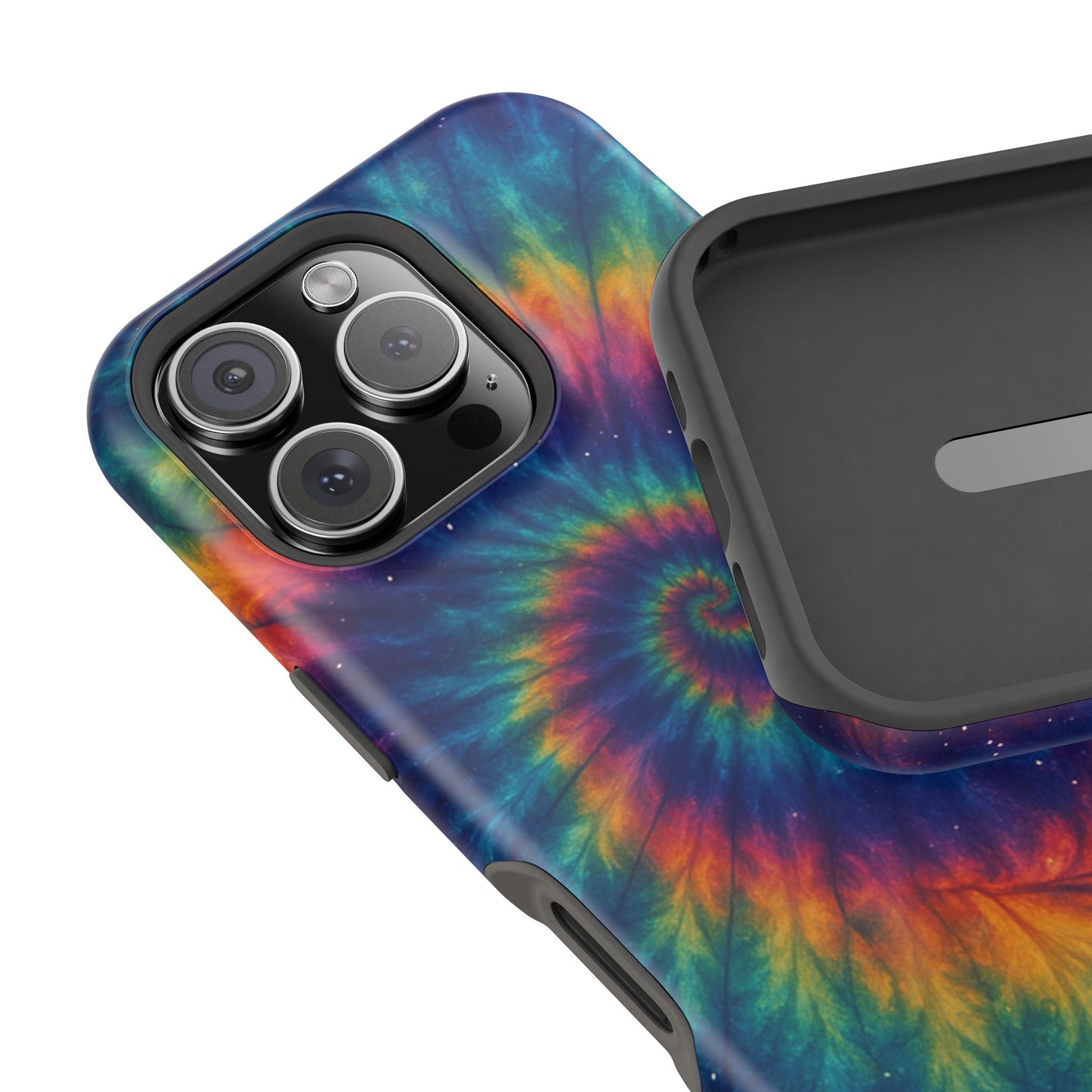 Colorful Tie-Dye Magnetic Phone Cases, Boho Phone Accessories, Unique Gift for Teens, Vibrant Phone Cover for Festivals, Summer Vibes