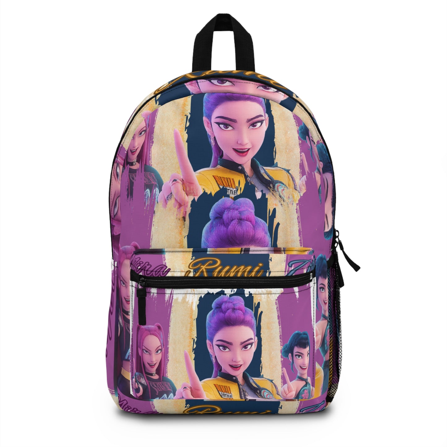 Glamorous Character Backpack, Stylish School Bag, Unique Kids Backpack, Trendy Travel Bag, Vibrant Daypack, Girls' Backpack with Fun Design