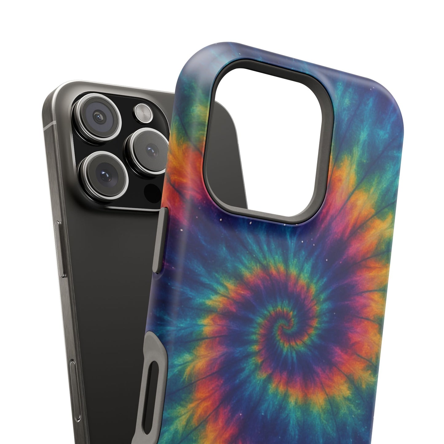 Colorful Tie-Dye Magnetic Phone Cases, Boho Phone Accessories, Unique Gift for Teens, Vibrant Phone Cover for Festivals, Summer Vibes