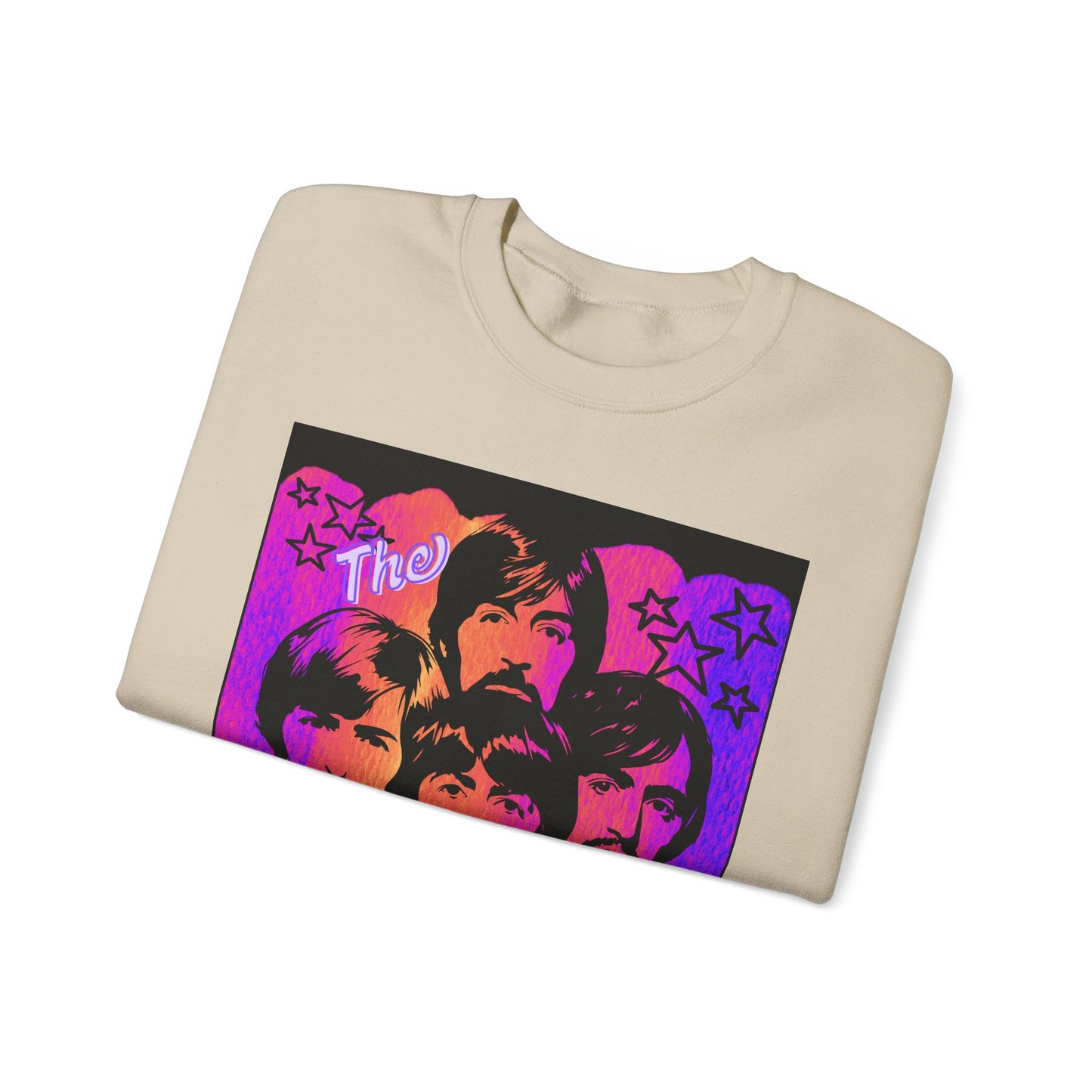 Retro Beatles inspired Crewneck Sweatshirt, Unisex Sweatshirt, Music Lover Gift, 60s Vintage Style, Cozy Casual Wear