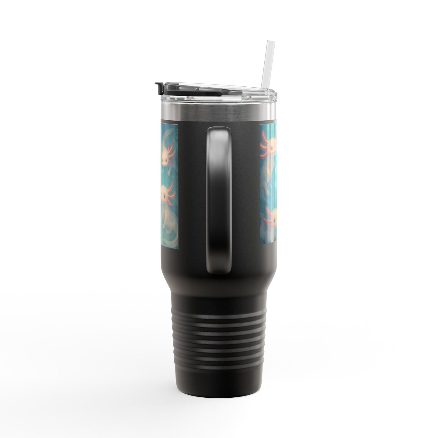 Whimsical Insulated Travel Mug, 40oz - Cute Creatures Design for Coffee Lovers, Travel, Gifts, Birthday, Nature Enthusiasts, Fun Mugs