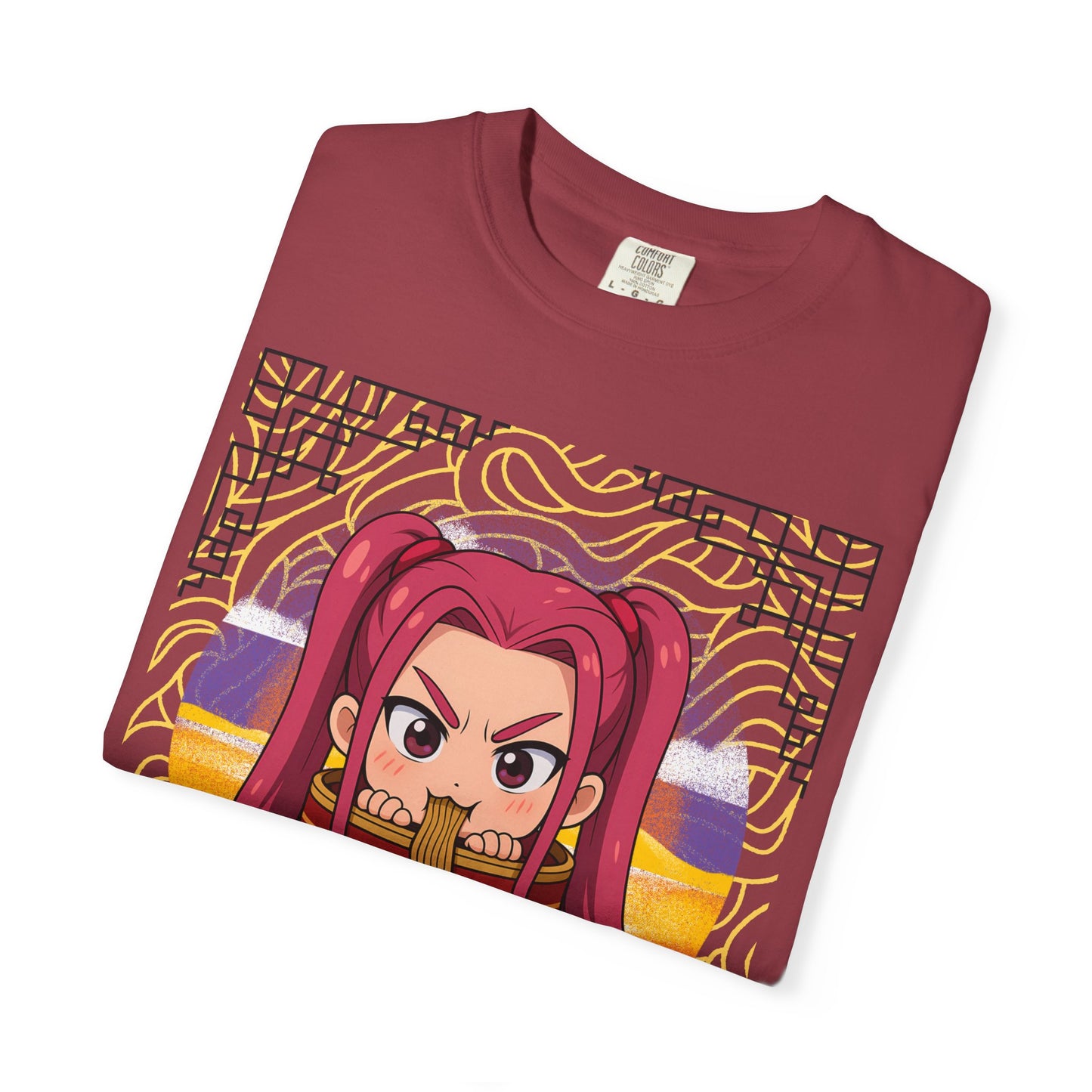 K-Pop Inspired Garment-Dyed T-Shirt, Trendy Streetwear, Anime Fan Apparel, Casual Wear, Gifts for Music Lovers