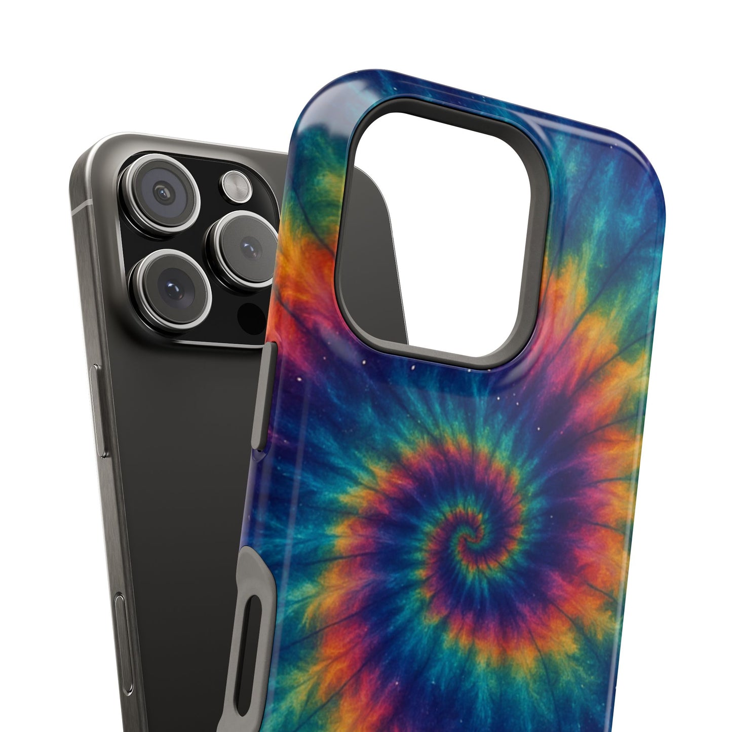 Colorful Tie-Dye Magnetic Phone Cases, Boho Phone Accessories, Unique Gift for Teens, Vibrant Phone Cover for Festivals, Summer Vibes