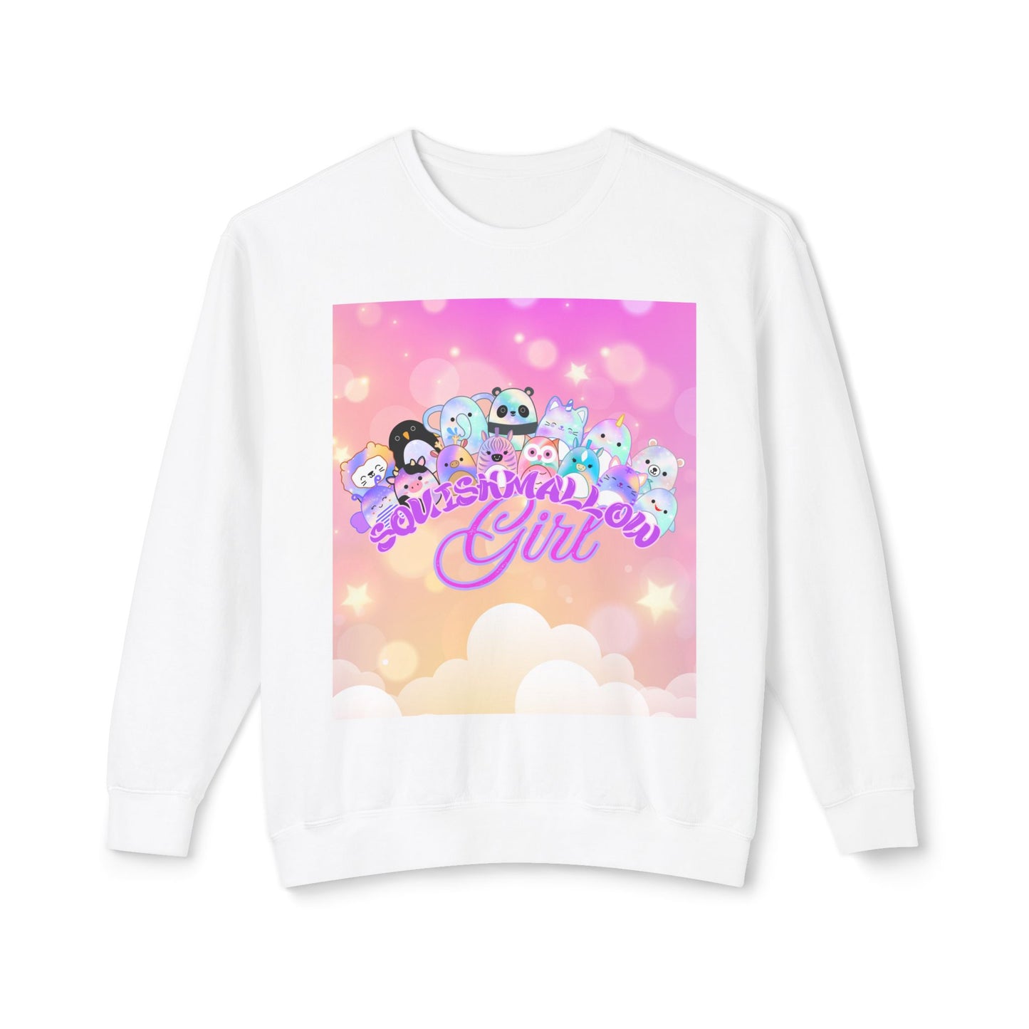 Whimsical Crewneck Sweatshirt for Dreamers, Cute Gift for Girls, Cheerful Casual Wear, Cozy Fashion, Perfect for Birthdays