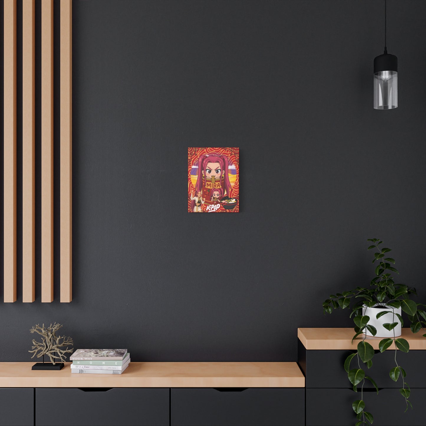 K-Pop Art Canvas Print, Perfect for Fans, Anime Wall Decor, Gift for Music Lovers, Vibrant Home Decoration, Cool Room Aesthetic