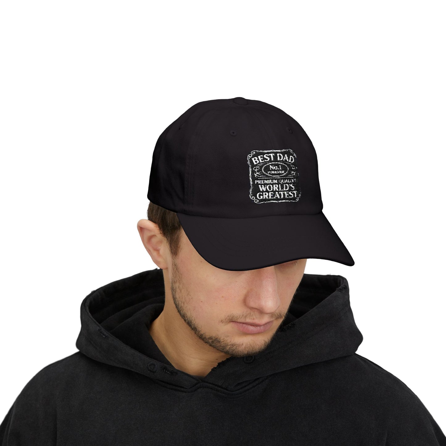 Classic Dad Cap - Best Dad Number 1 Hat, Perfect Father's Day Gift, Casual Style Cap, Unisex Fashion Accessory, Everyday Wear